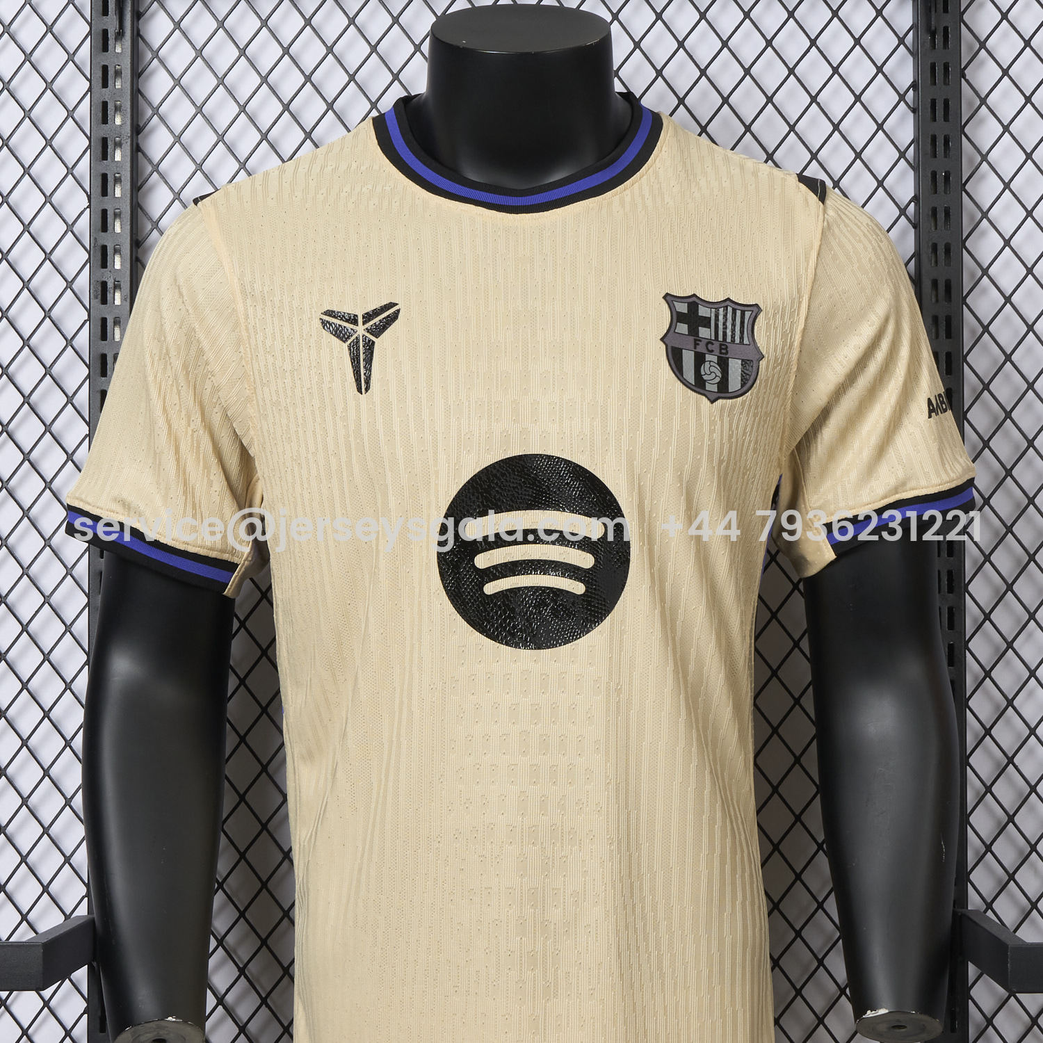 JerseysGala.com | Barcelona 25-26 Away Jersey - Player Version -Customize Name, Number and Patch | Worldwide Shipping
