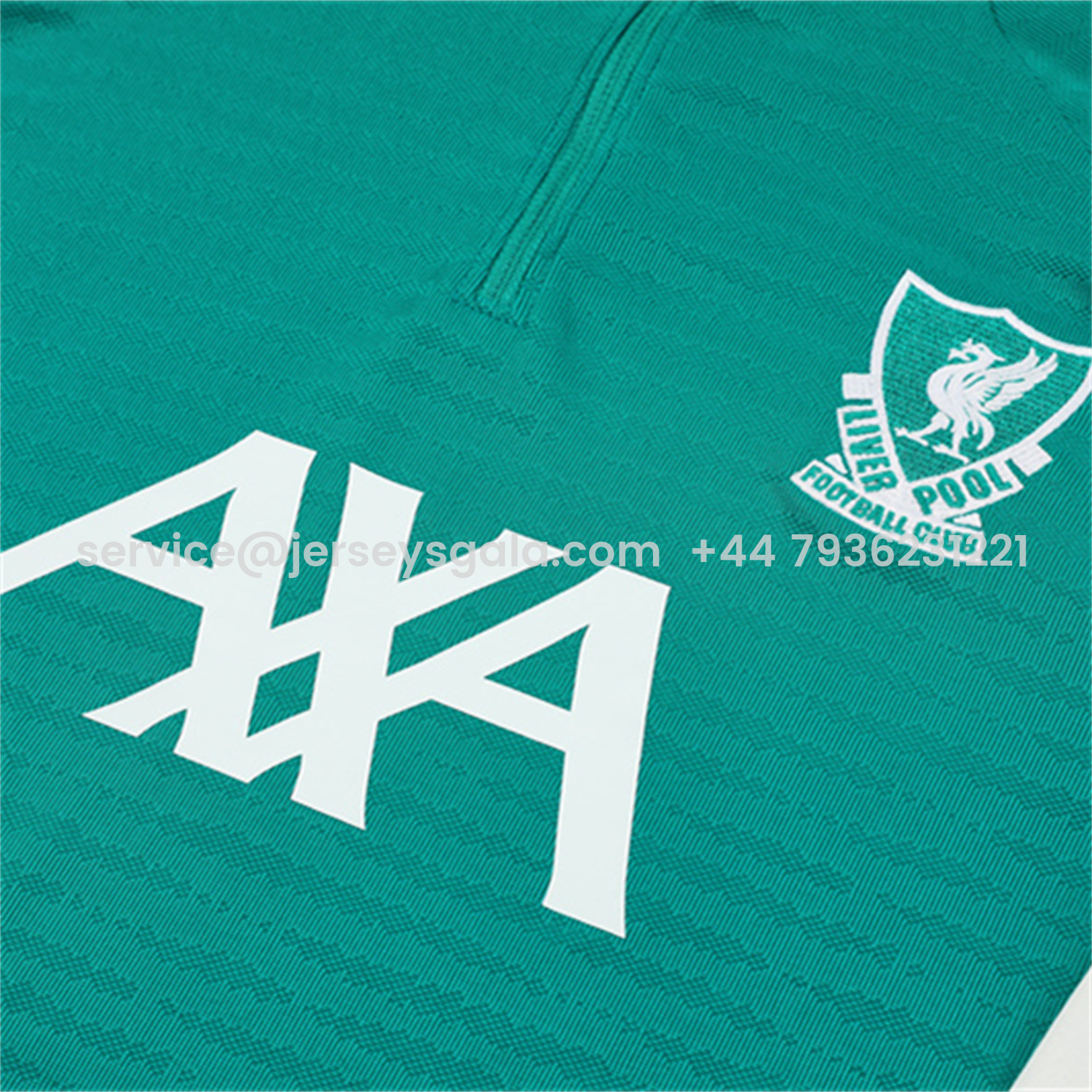 JerseysGala.com | Liver.pool 25-26 Kids Long Sleeve Training Set - Player Version - Green Top and Black Pants -Customize Name, Number and Patch | Worldwide Shipping