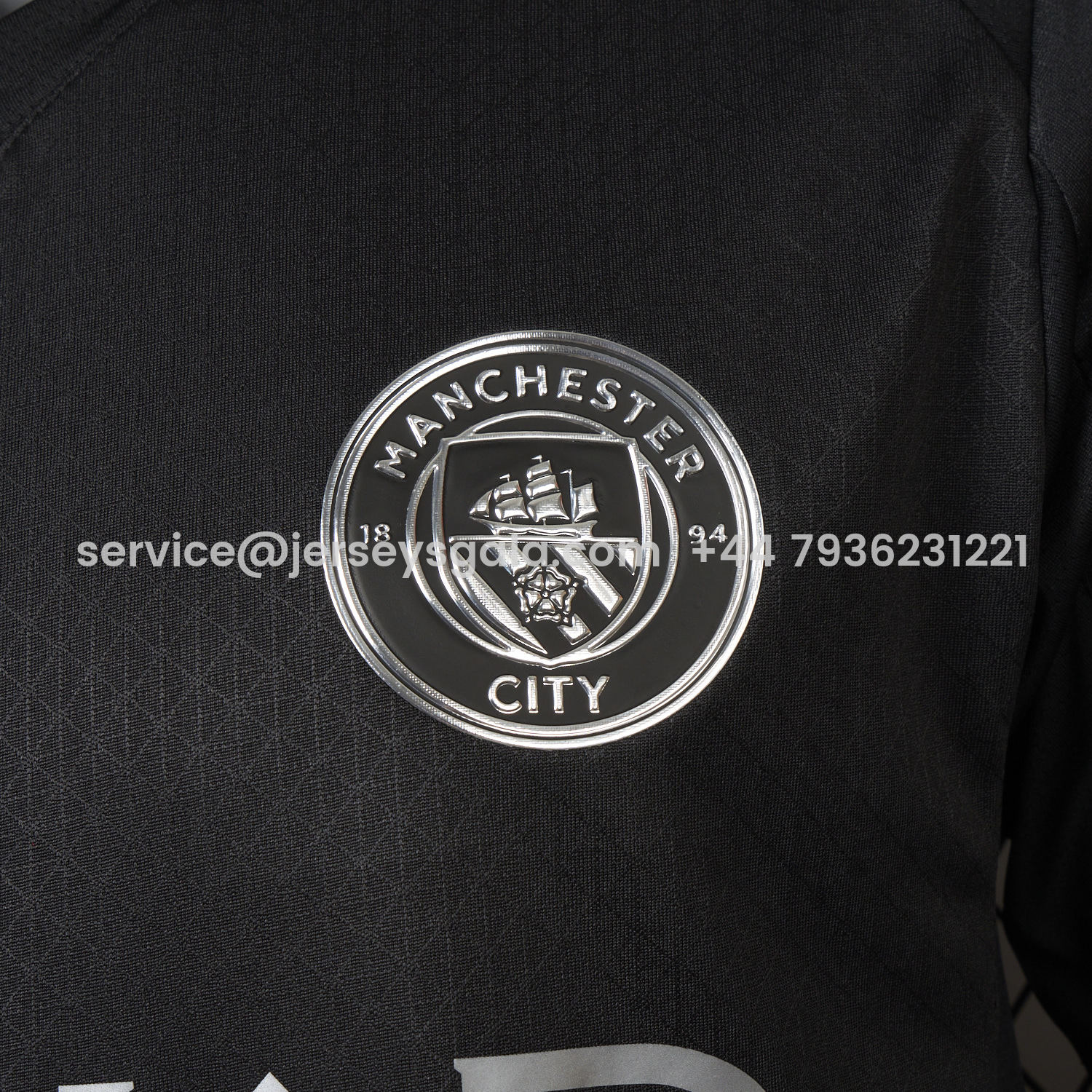 JerseysGala.com | Manchester City 25-26 Away Black Jersey - Player Version -Customize Name, Number and Patch | Worldwide Shipping