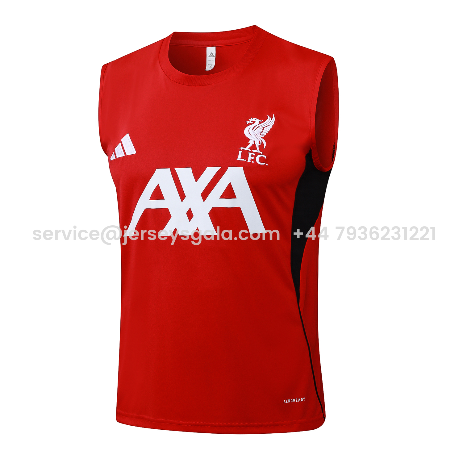 JerseysGala.com | Liver.pool 25-26 Vest Training Set - Red Vest & Black Shorts -Customize Name, Number and Patch | Worldwide Shipping