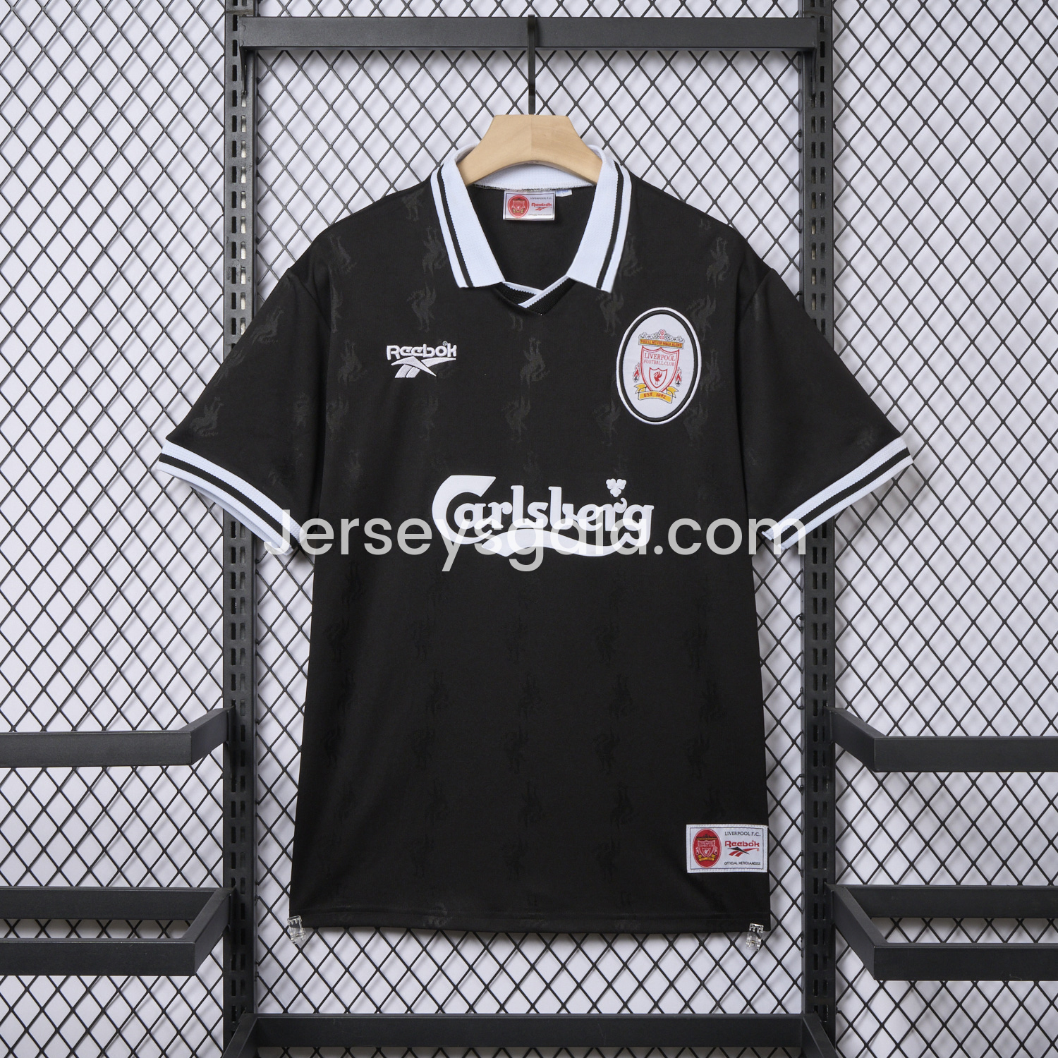 JerseysGala.com | Retro Liver.pool 1996-97 Black Special Jersey -Customize Name, Number and Patch | Worldwide Shipping