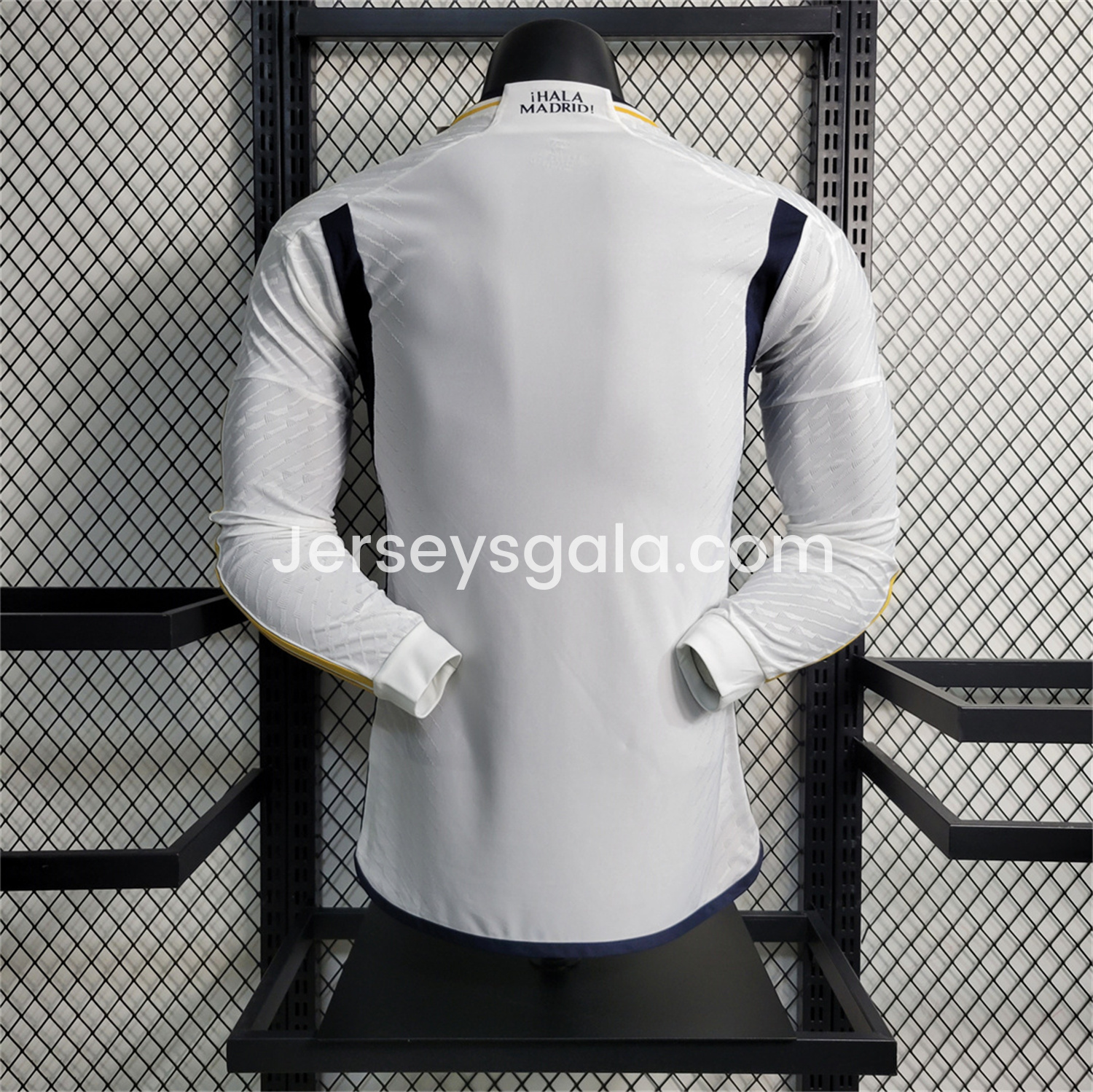 JerseysGala.com | Retro Real Madrid 2023-24 Home Long Sleeves Jersey - Player Version -Customize Name, Number and Patch | Worldwide Shipping
