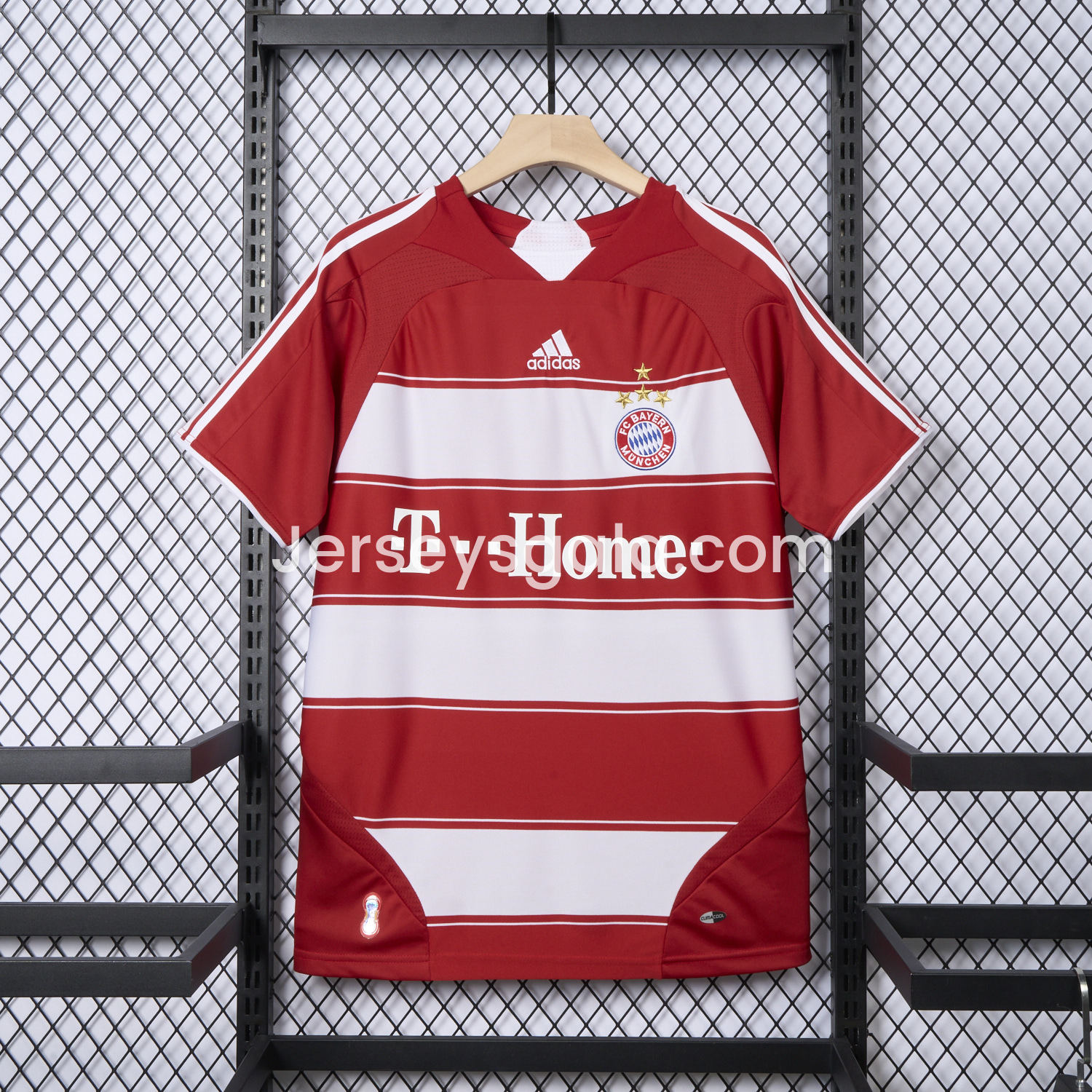 JerseysGala.com | Retro Bayern Munich 2007-08 Home Jersey -Customize Name, Number and Patch | Worldwide Shipping