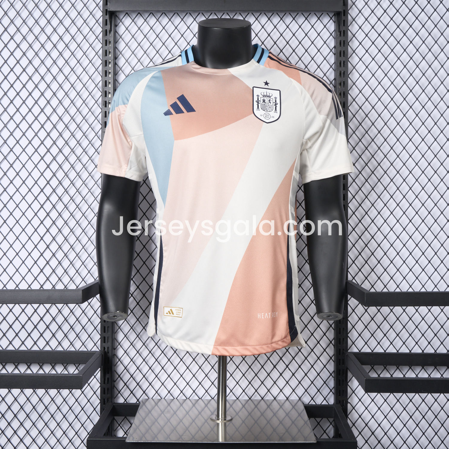 JerseysGala.com | Spain 2025 Women's Team Away Jersey - Men's Player Version -Customize Name, Number and Patch | Worldwide Shipping