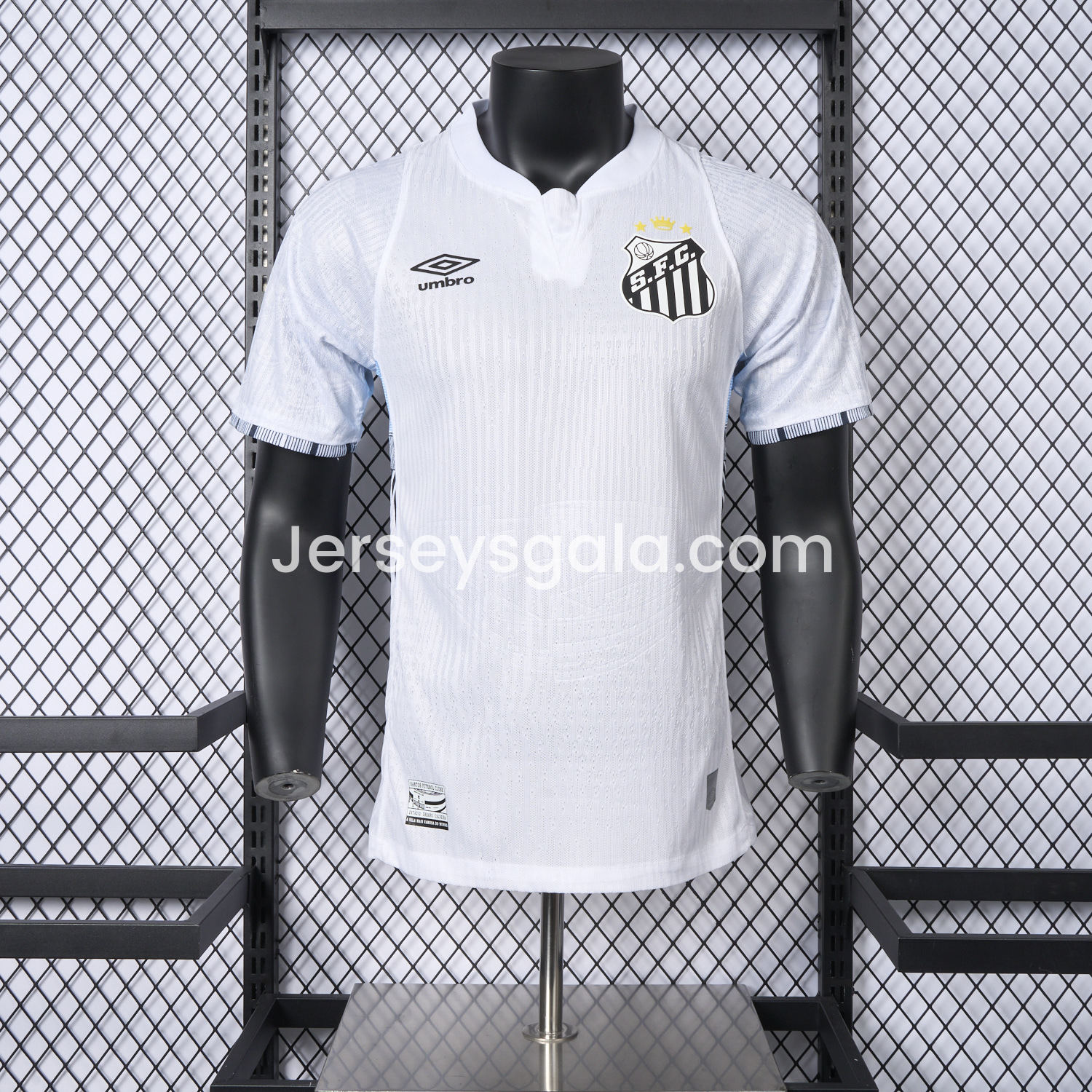 JerseysGala.com | Santos 25-26 Home Unsponsored Jersey - Player Version -Customize Name, Number and Patch | Worldwide Shipping