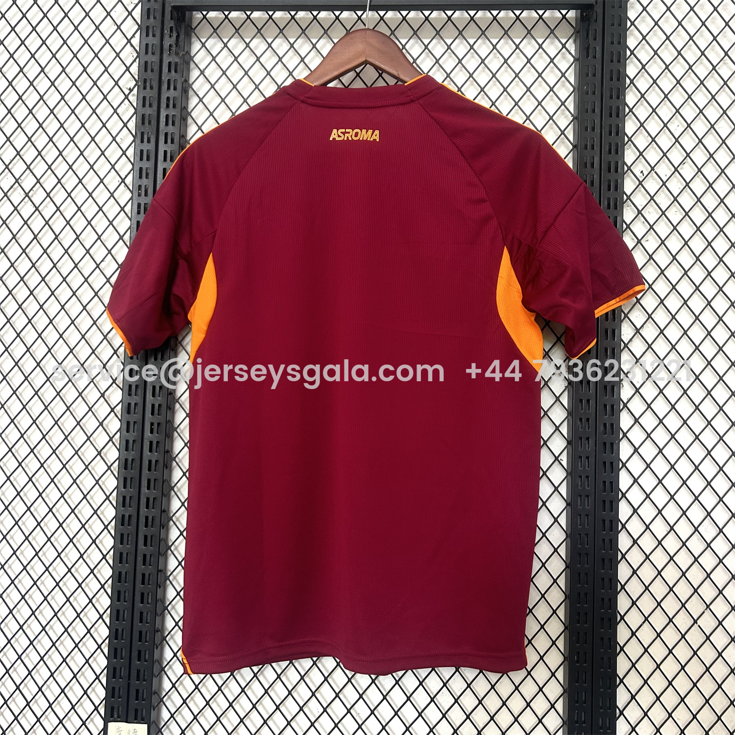JerseysGala.com | AS Roma 25-26 Home Unsponsored Jersey - Fans Version -Customize Name, Number and Patch | Worldwide Shipping