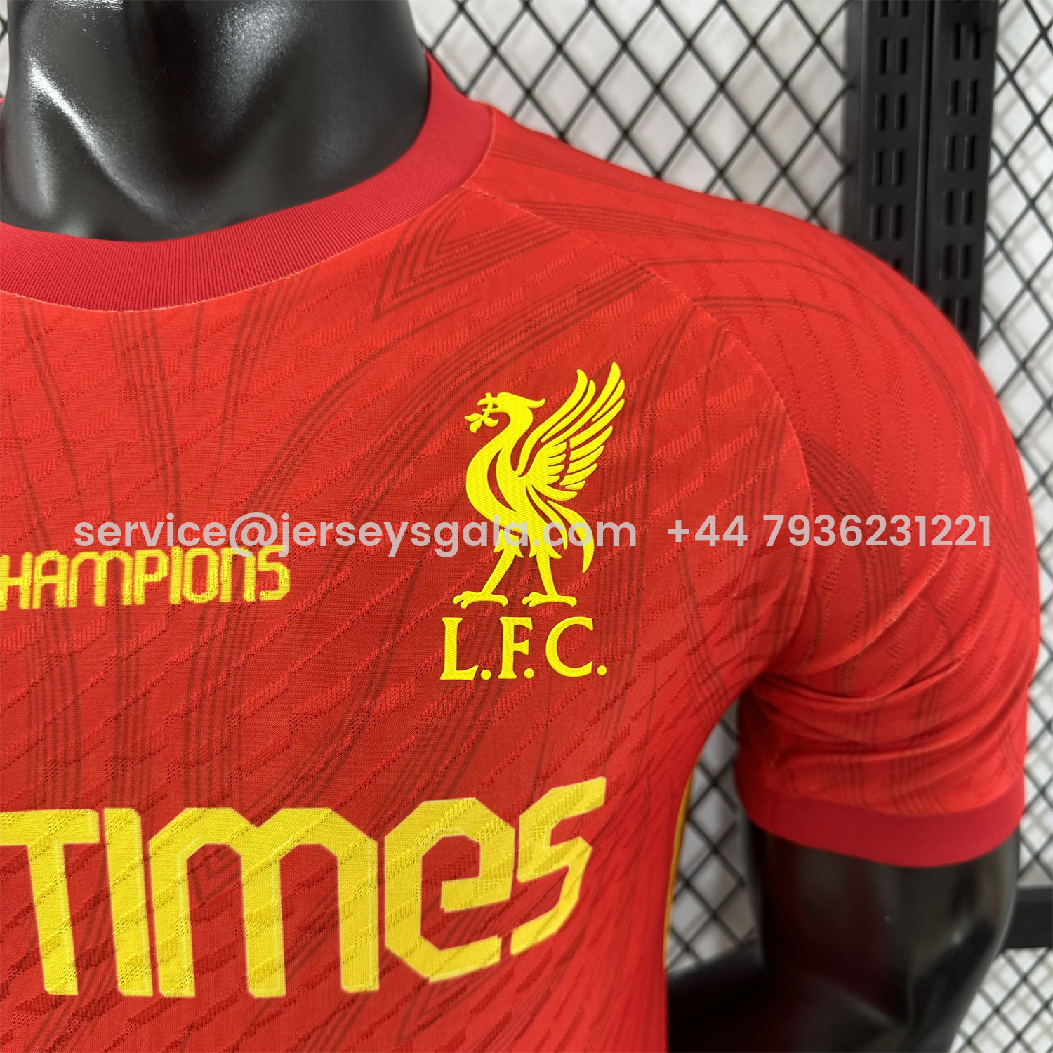 JerseysGala.com | Liver.pool 25-26 20 Times Champions Red Jersey - Player Version -Customize Name, Number and Patch | Worldwide Shipping