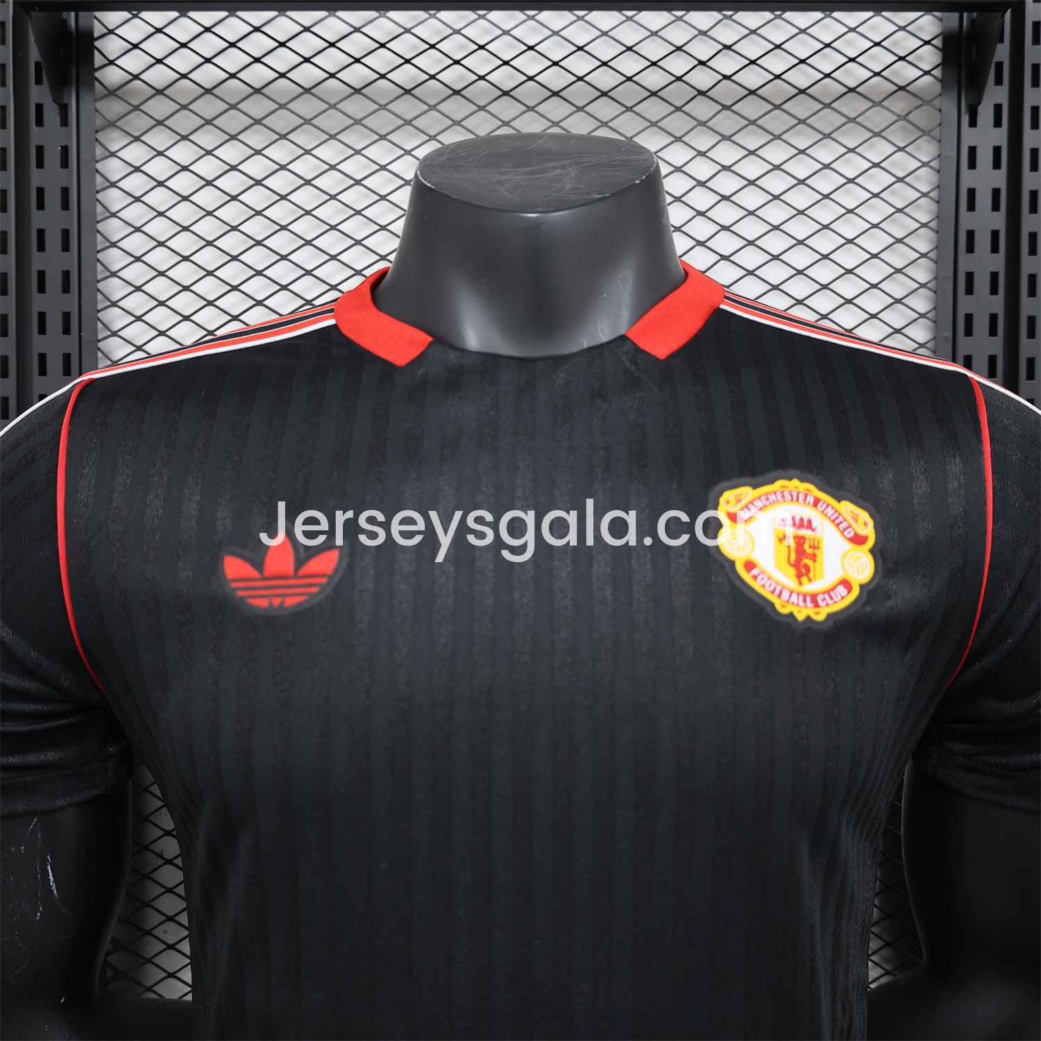 JerseysGala.com | Manchester United 24-25 Black Icon Retro Jersey - Player Version -Customize Name, Number and Patch | Worldwide Shipping