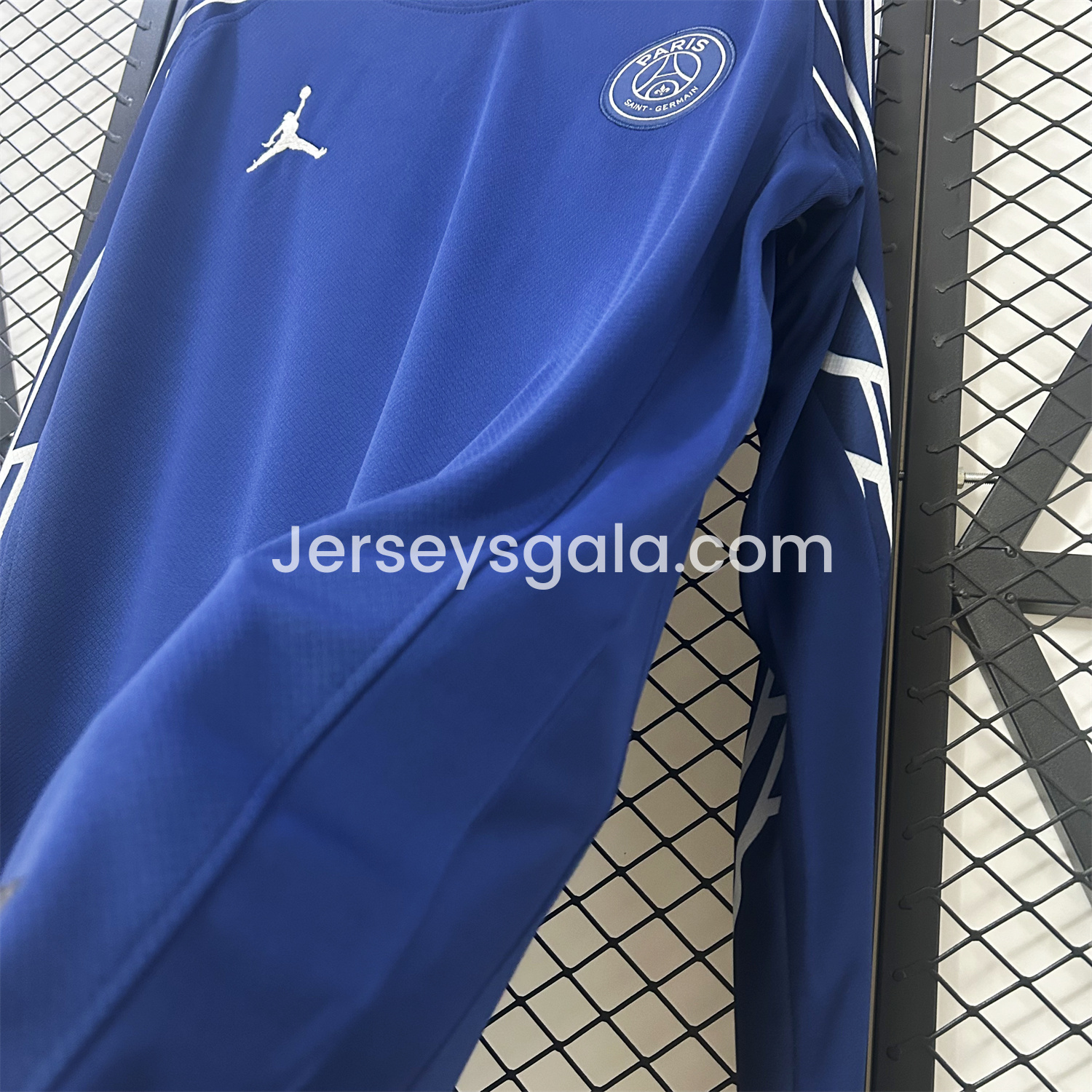JerseysGala.com | Paris Saint-Germain PSG 24-25 Fourth Unsponsored Long Sleeves Jersey - Fans Version -Customize Name, Number and Patch | Worldwide Shipping