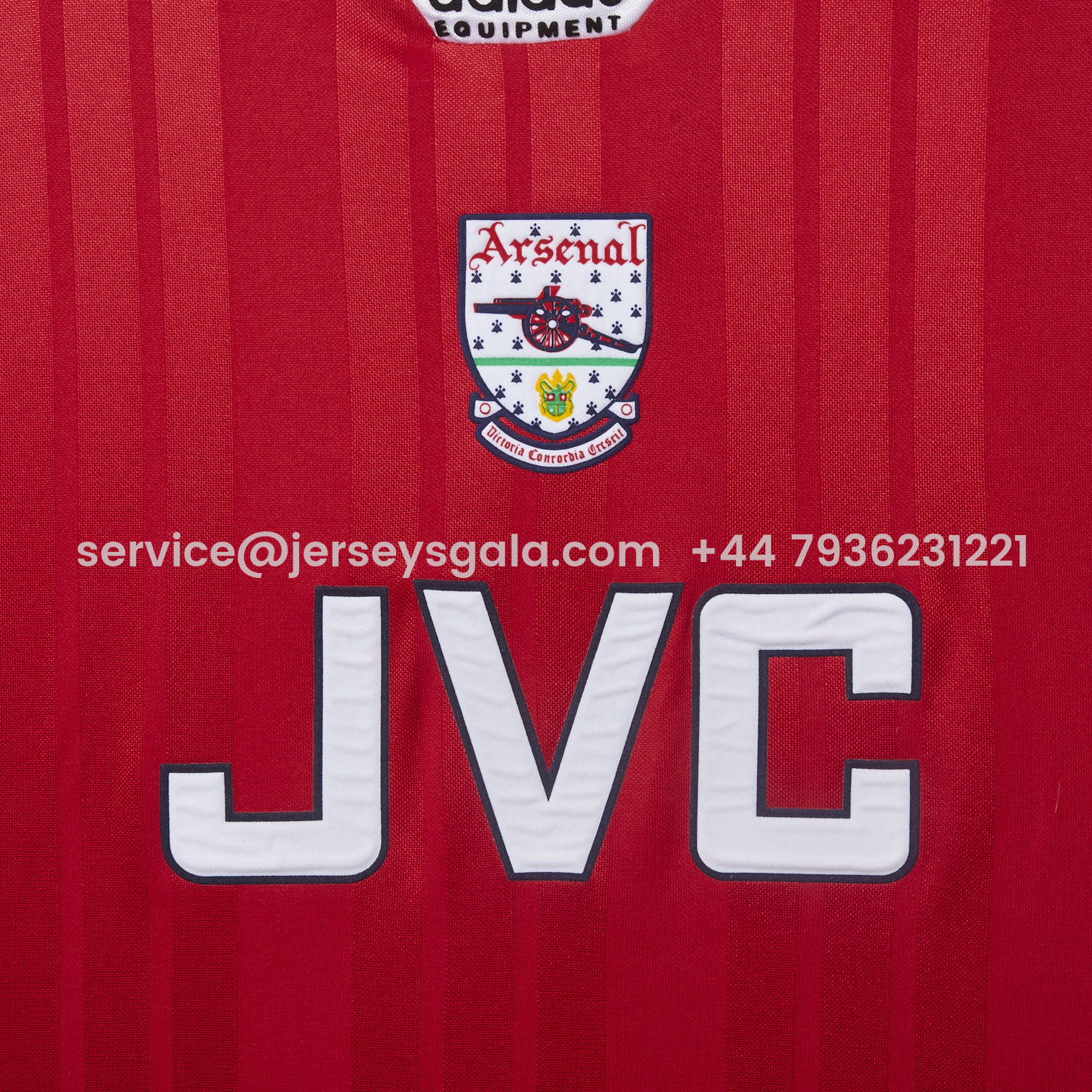 JerseysGala.com | Retro Arsenal 92-94 Home Long Sleeves Jersey -Customize Name, Number and Patch | Worldwide Shipping