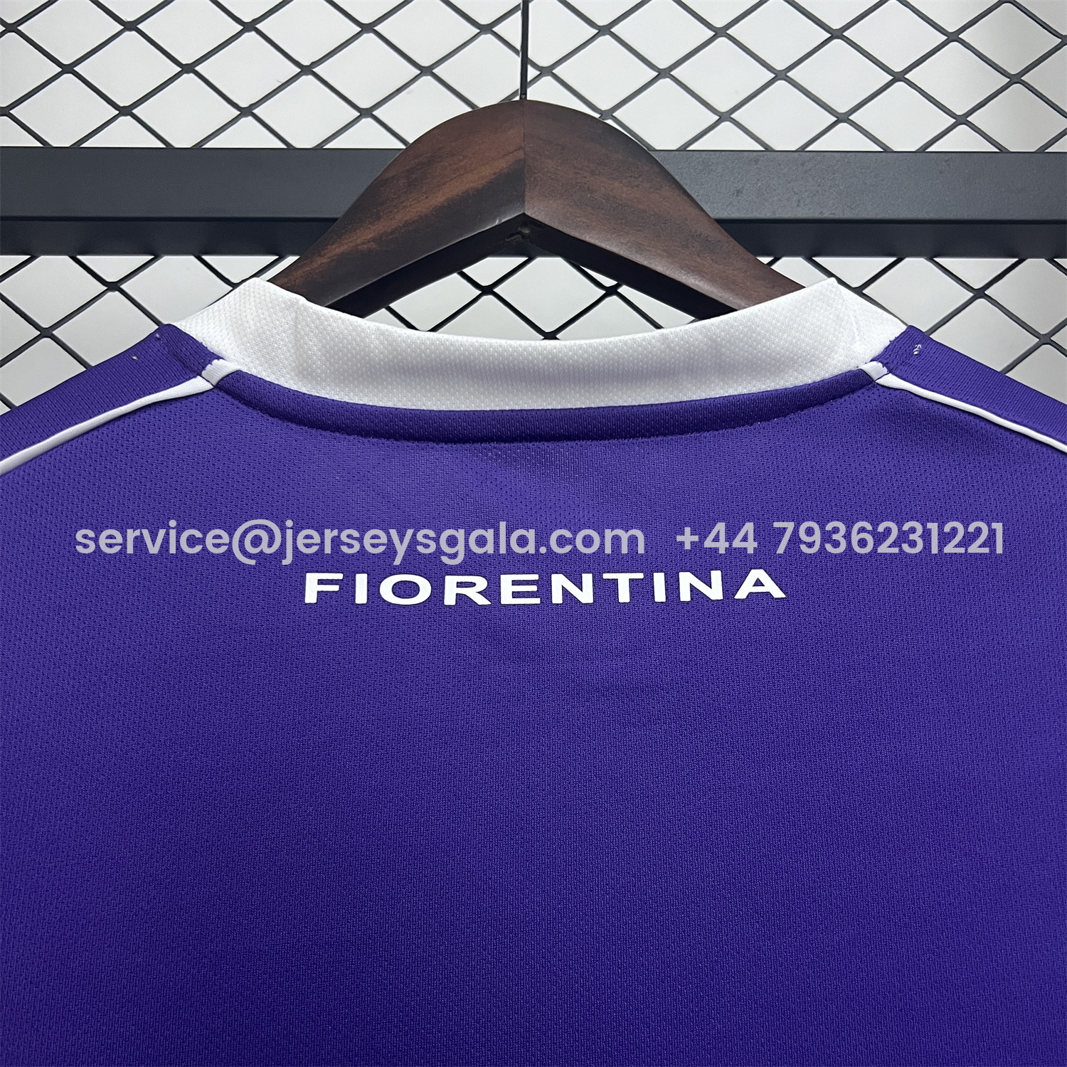 JerseysGala.com | Fiorentina 25-26 Home Jersey - Fans Version -Customize Name, Number and Patch | Worldwide Shipping