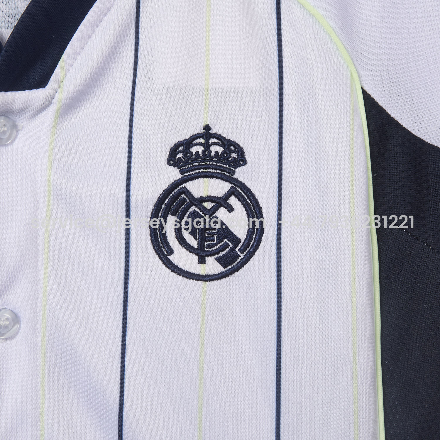 JerseysGala.com | Real Madrid 25-26 White Baseball Kids Kit -Customize Name, Number and Patch | Worldwide Shipping