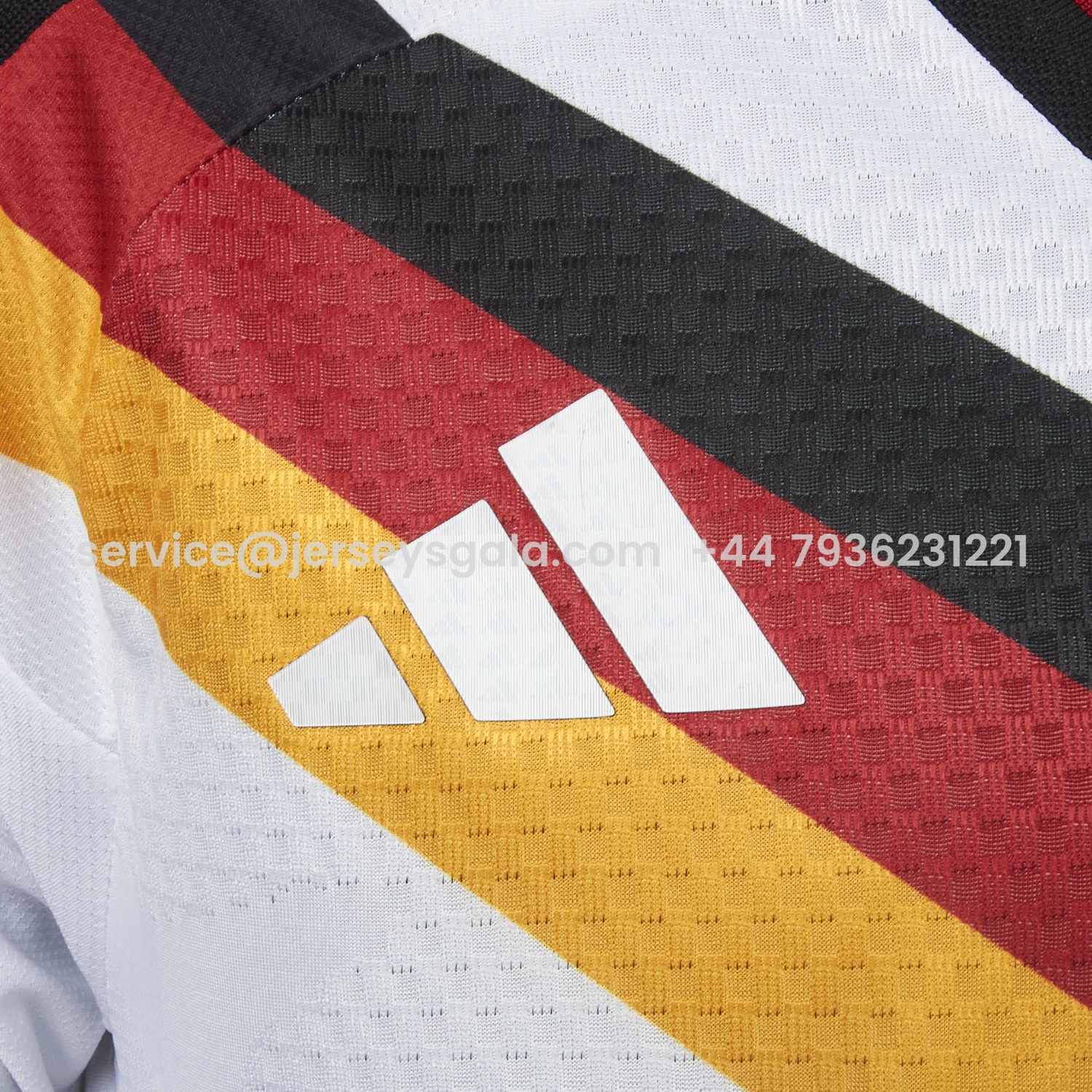 JerseysGala.com | Germany 25-26 Home (Informal-release Version) Long Sleeves Jersey - Player Version -Customize Name, Number and Patch | Worldwide Shipping