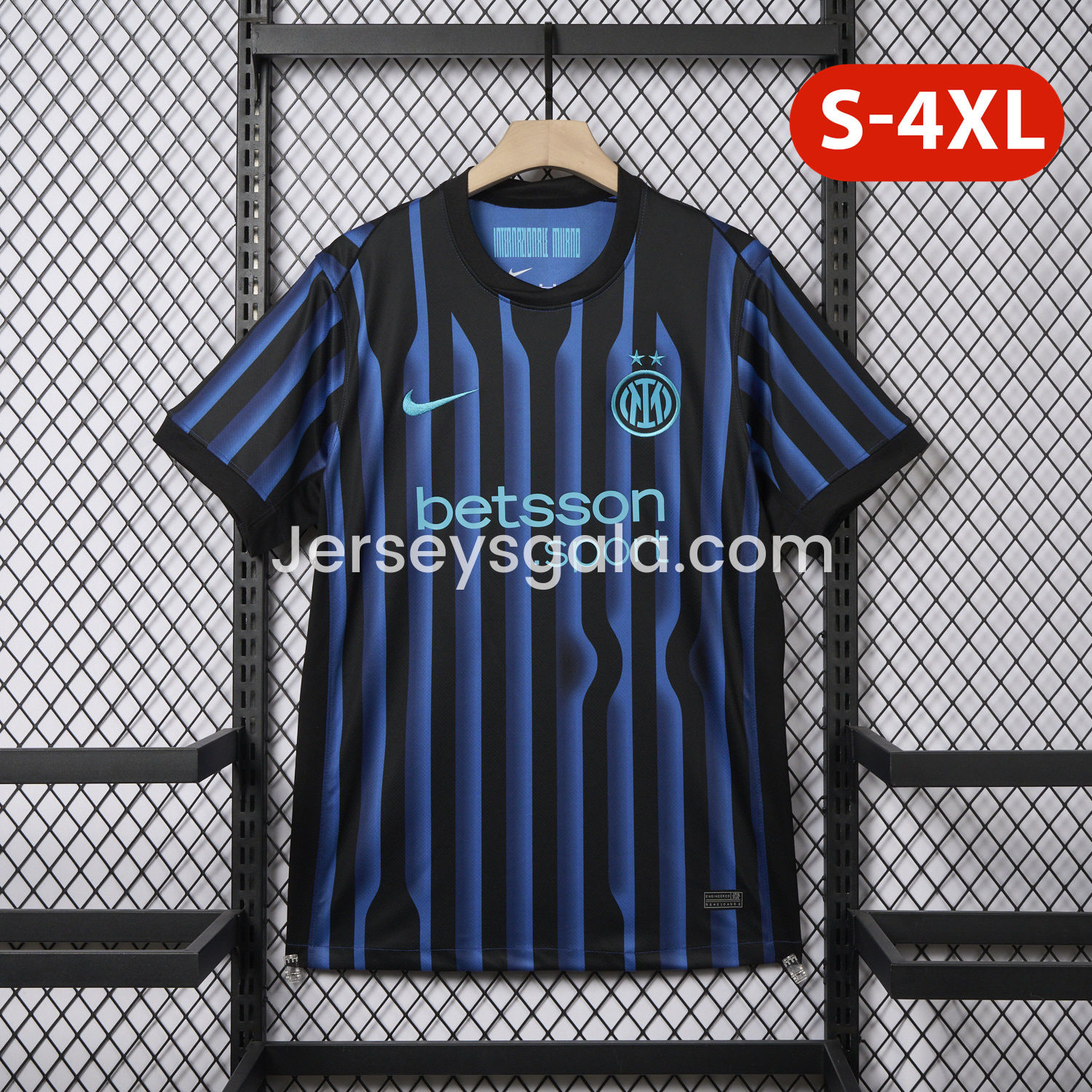 JerseysGala.com | Inter Milan 25-26 Home Jersey - Fans Version -Customize Name, Number and Patch | Worldwide Shipping