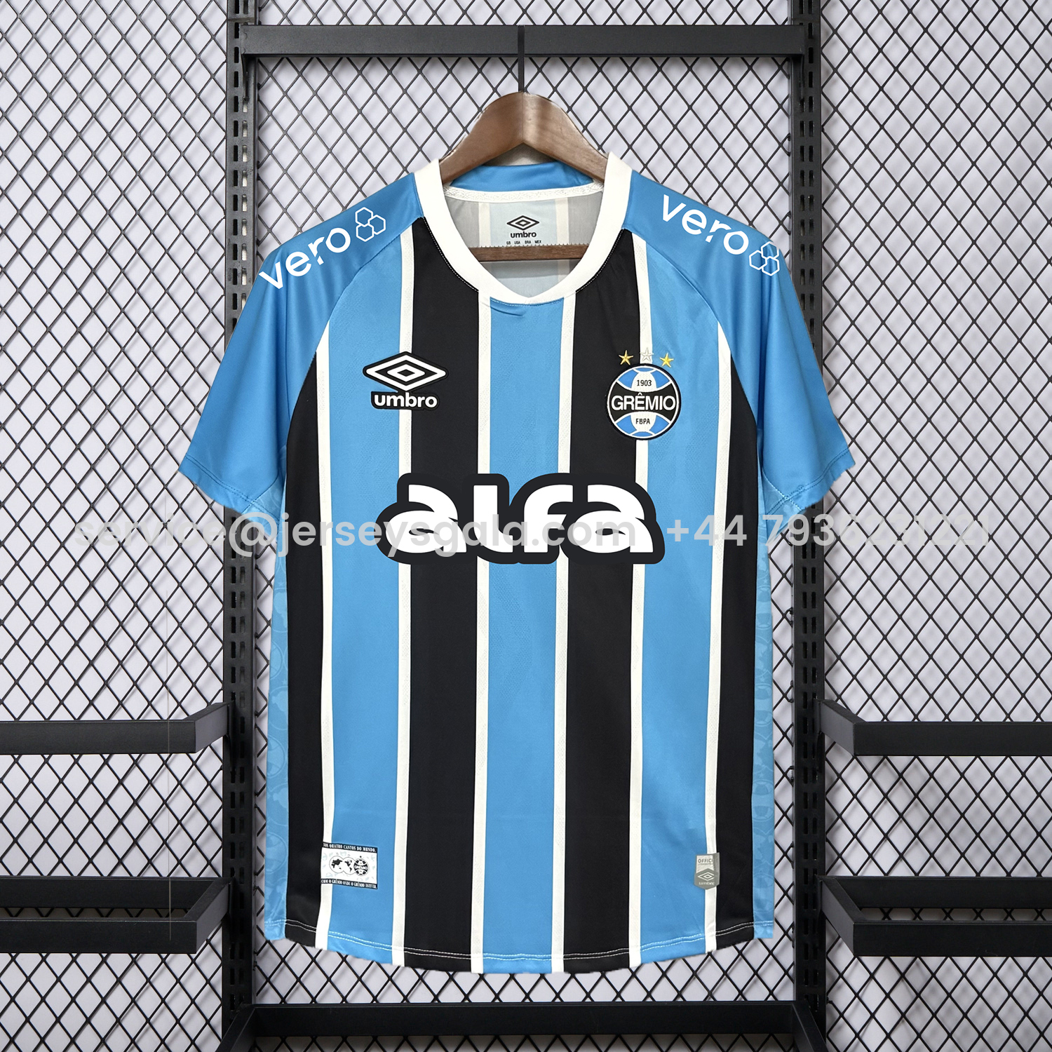 JerseysGala.com | Gremio 25-26 Home Jersey With Sponsors - Fans Version -Customize Name, Number and Patch | Worldwide Shipping