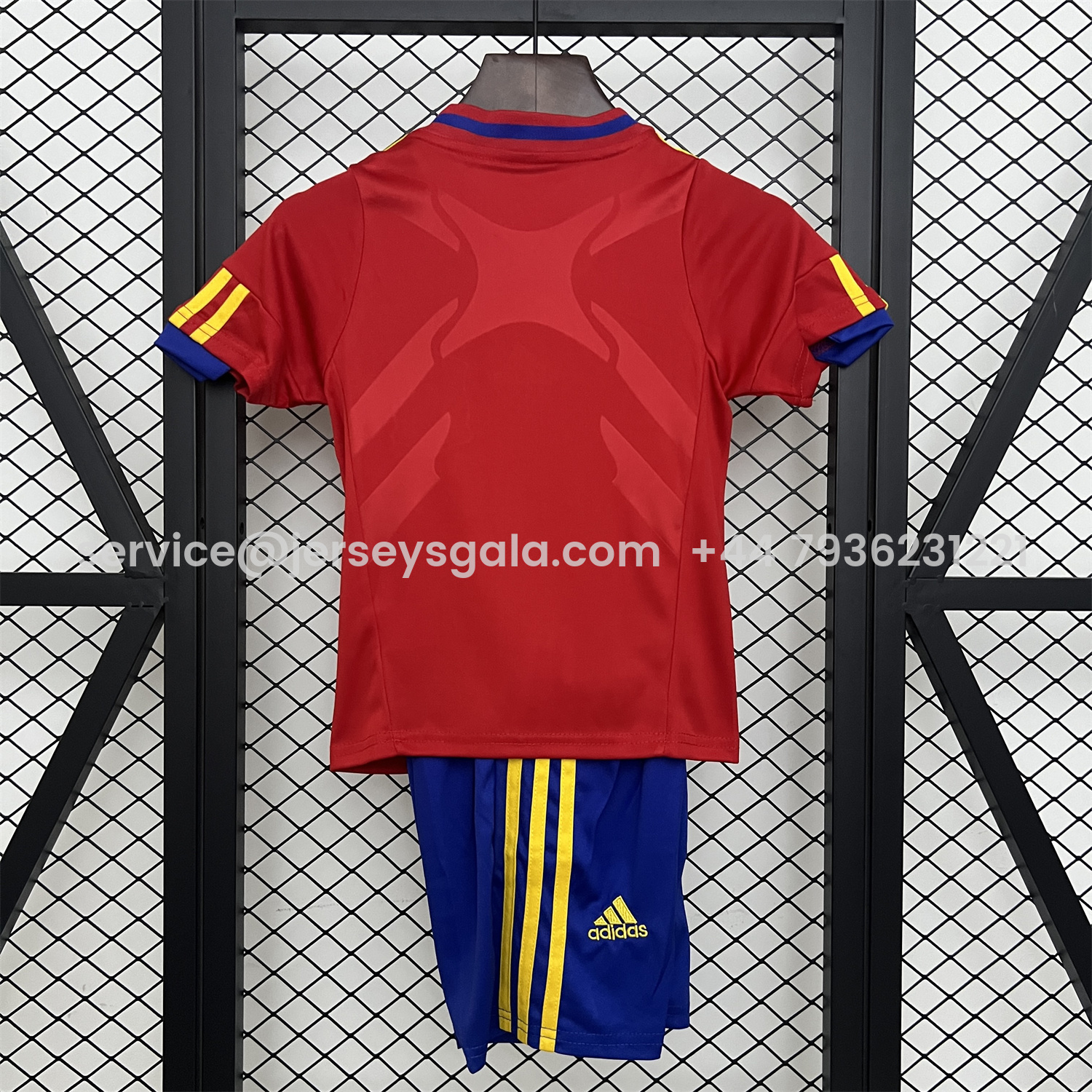 JerseysGala.com | Retro Spain 2010 Home Kids Kit -Customize Name, Number and Patch | Worldwide Shipping