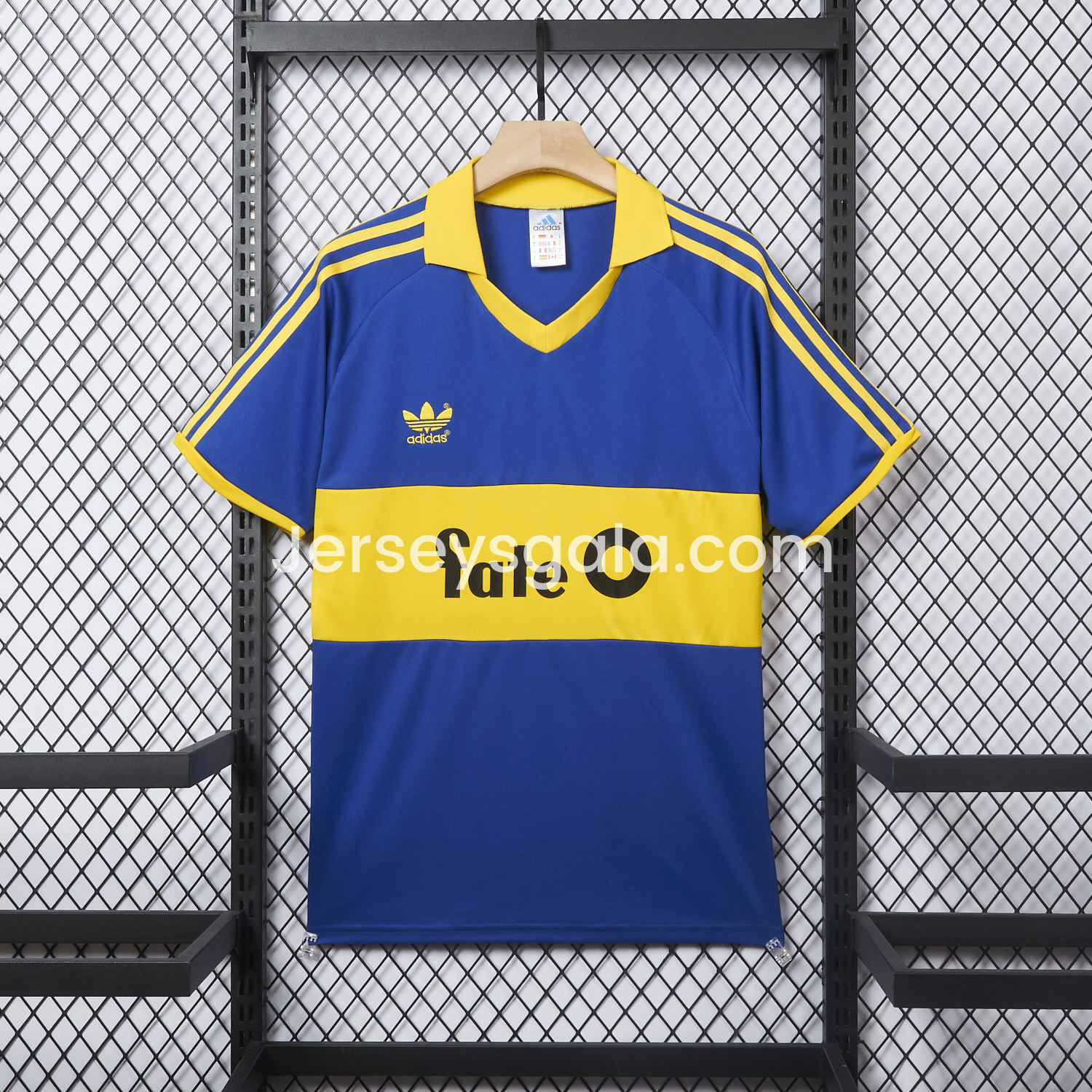JerseysGala.com | Retro Boca Juniors 1986-88 Home Jersey -Customize Name, Number and Patch | Worldwide Shipping