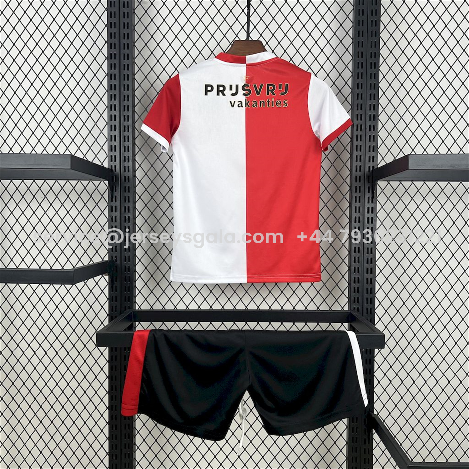 JerseysGala.com | Feyenoord 25-26 Home Kids Kit -Customize Name, Number and Patch | Worldwide Shipping