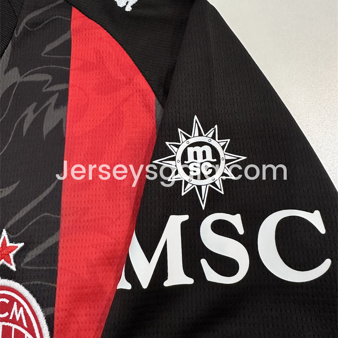 JerseysGala.com | AC Milan 25-26 Home Jersey - Fans Version -Customize Name, Number and Patch | Worldwide Shipping
