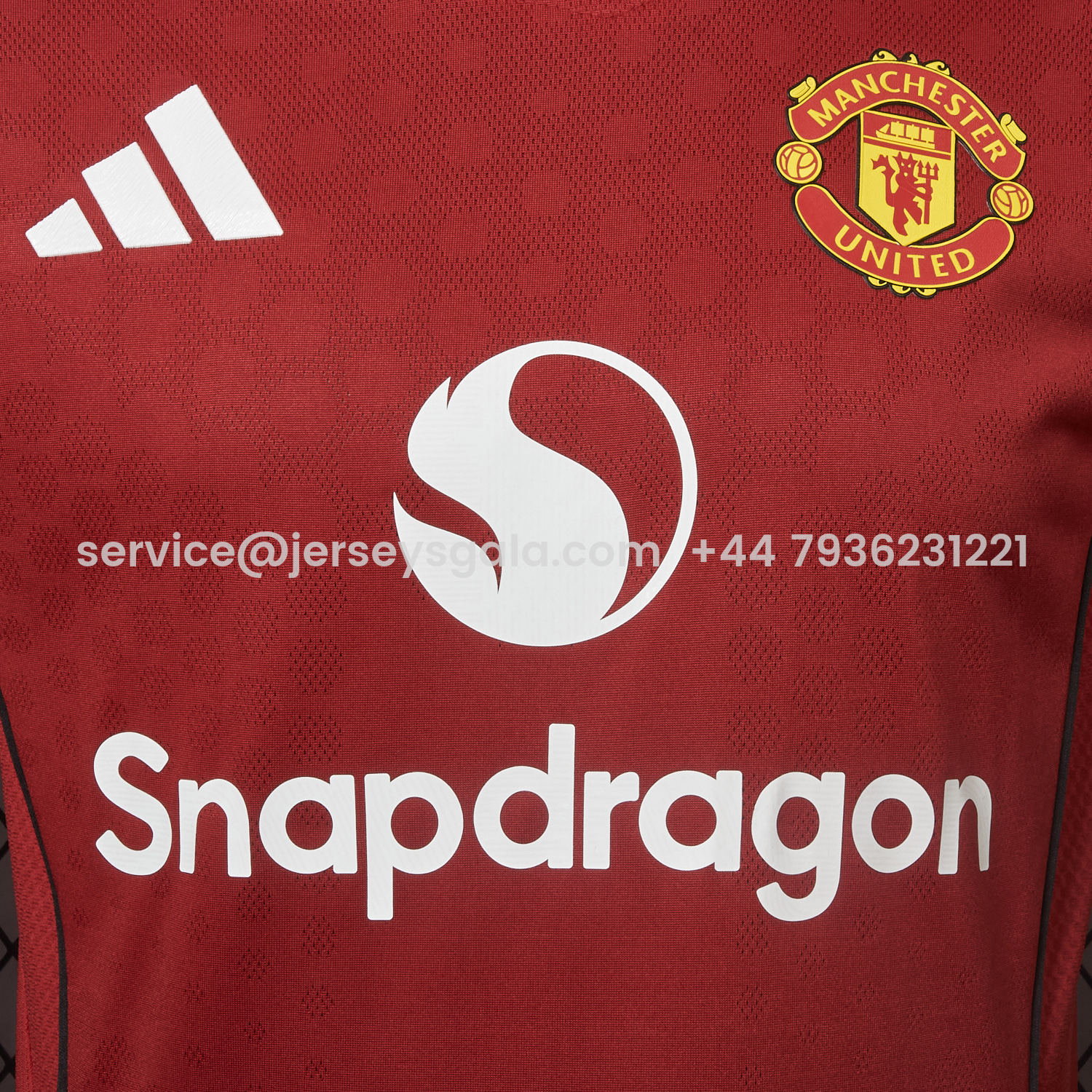 JerseysGala.com | Manchester United 25-26 Home Jersey - Player Version -Customize Name, Number and Patch | Worldwide Shipping