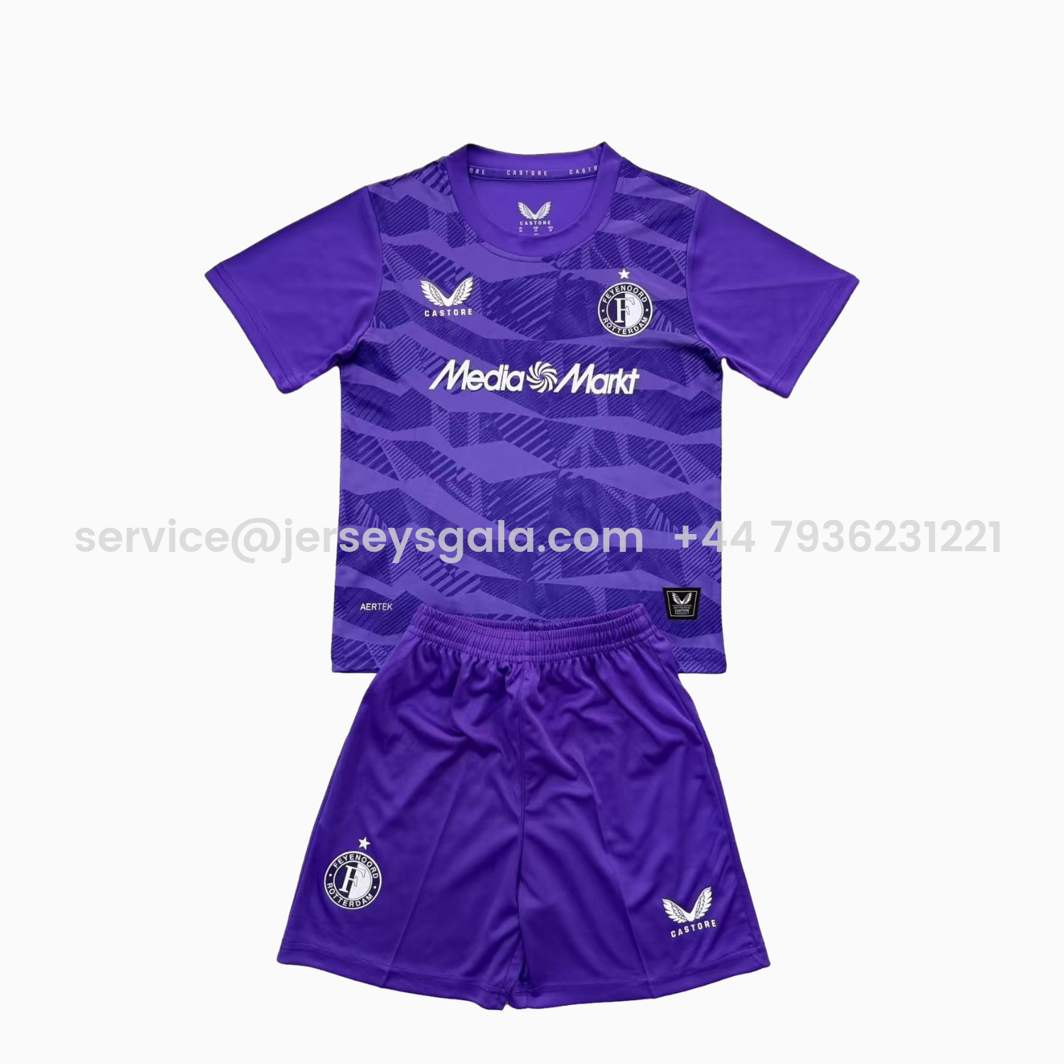 JerseysGala.com | Feyenoord 25-26 Purple Goalkeeper Men's Adult Jersey Set - Fans Version -Customize Name, Number and Patch | Worldwide Shipping