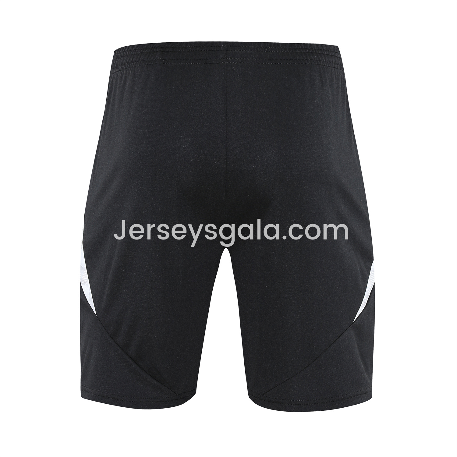 JerseysGala.com | Real Madrid 25-26 Short-Sleeve Training Set - Pink-Black Dragon Top & Black-White Shorts -Customize Name, Number and Patch | Worldwide Shipping