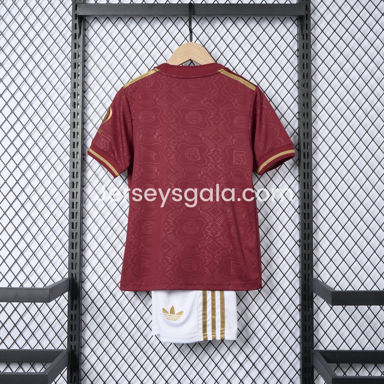 JerseysGala.com | Bayern Munich 2025 125th Anniversary Kids Kit -Customize Name, Number and Patch | Worldwide Shipping