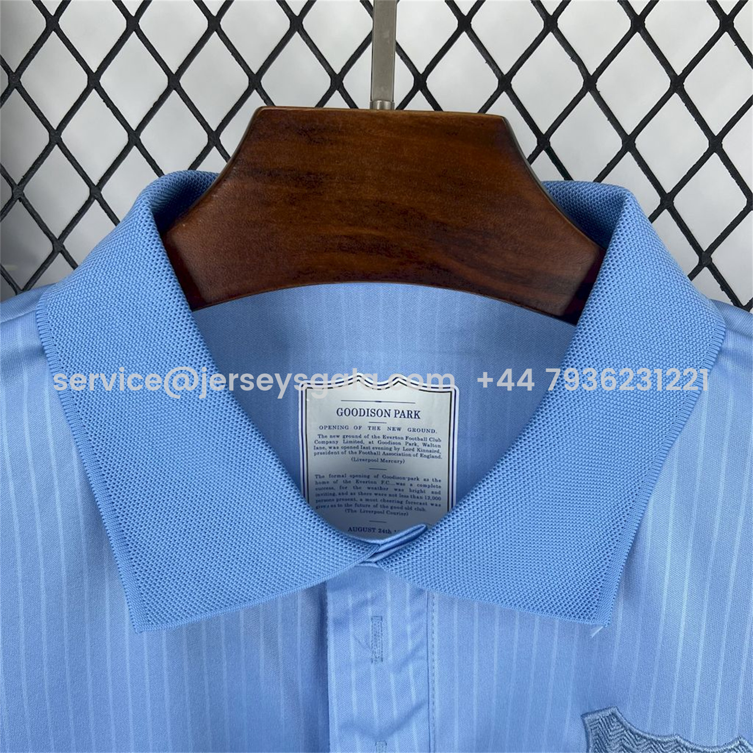 JerseysGala.com | Everton 25-26 1892 Heritage Limited Edition POLO -Customize Name, Number and Patch | Worldwide Shipping