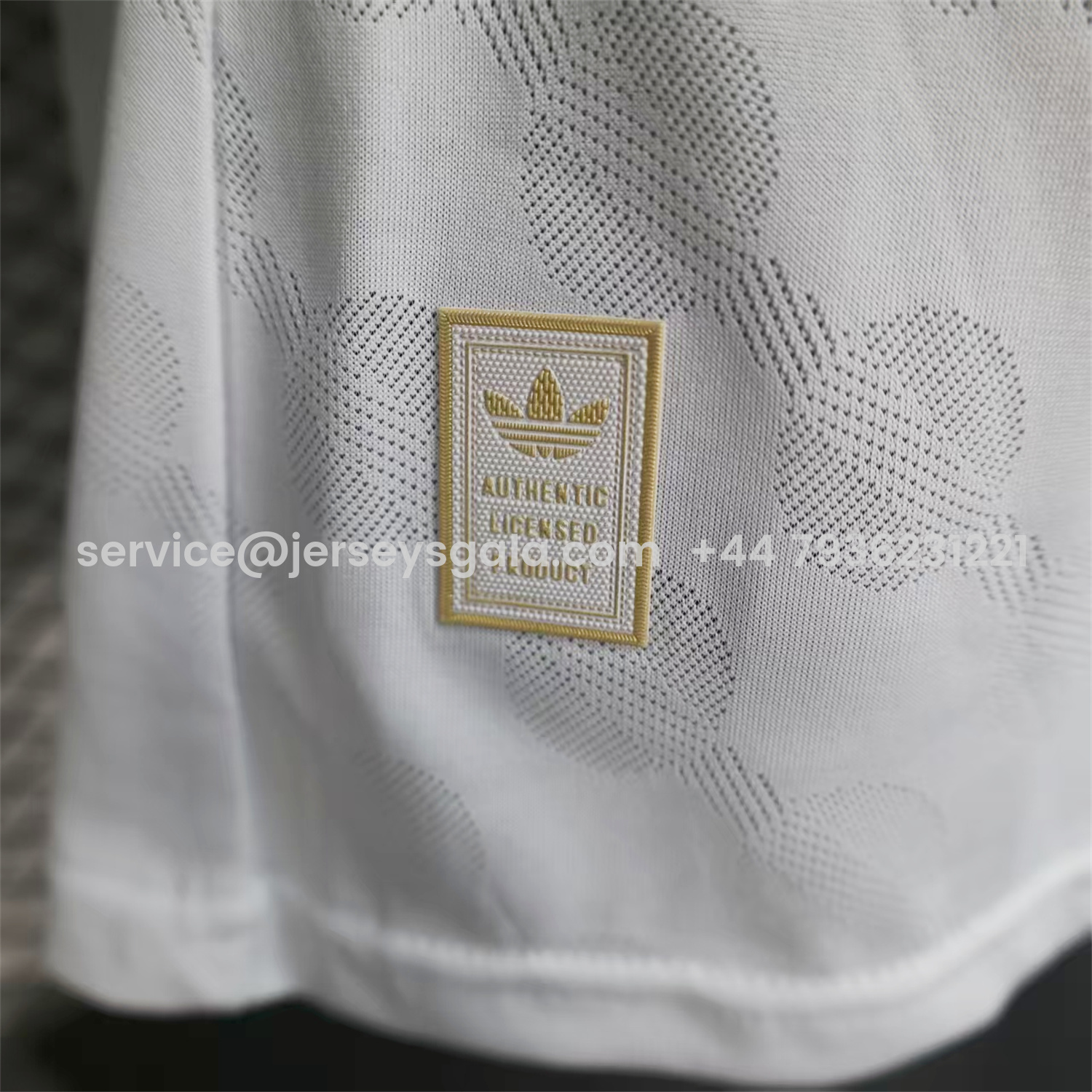 JerseysGala.com | Real Madrid 25-26 Polka Dots White Jersey - Player Version -Customize Name, Number and Patch | Worldwide Shipping