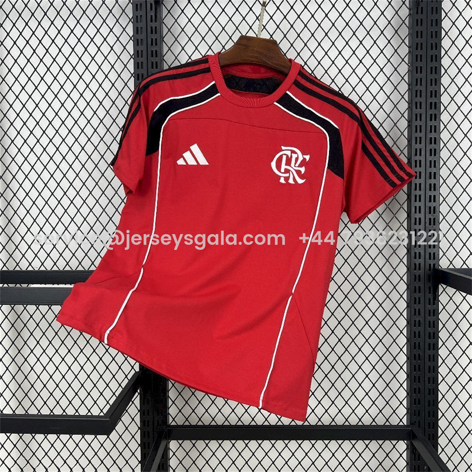 JerseysGala.com | Flamengo 25-26 Red Travel Special Jersey - Fans Version -Customize Name, Number and Patch | Worldwide Shipping