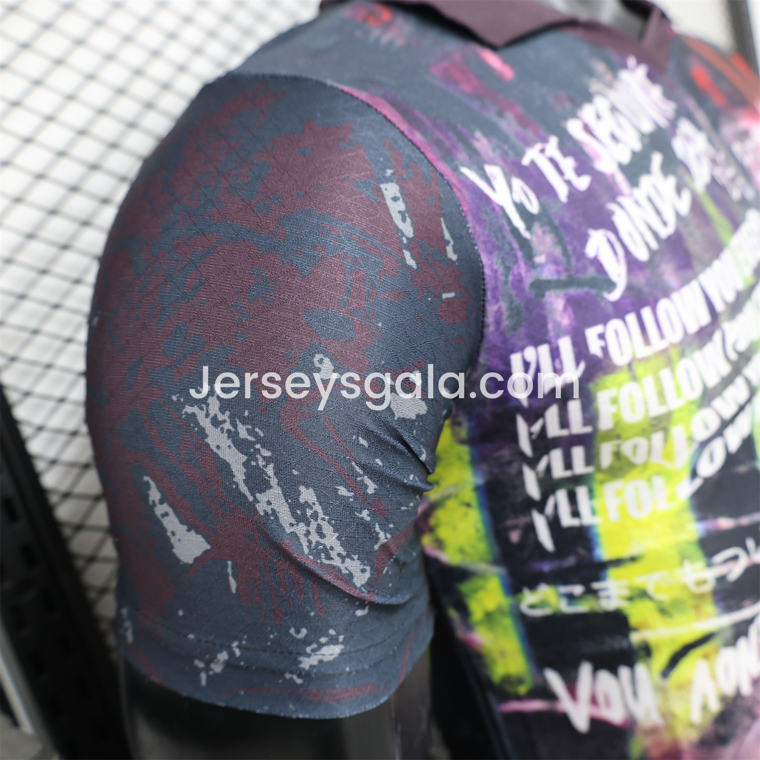 JerseysGala.com | Manchester City 24-25 Black Graffiti Special Edition Jersey - Player Version -Customize Name, Number and Patch | Worldwide Shipping