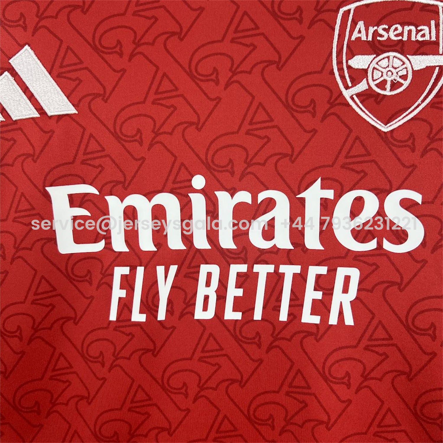 JerseysGala.com | Women's Arsenal 25-26 Home Jersey -Customize Name, Number and Patch | Worldwide Shipping