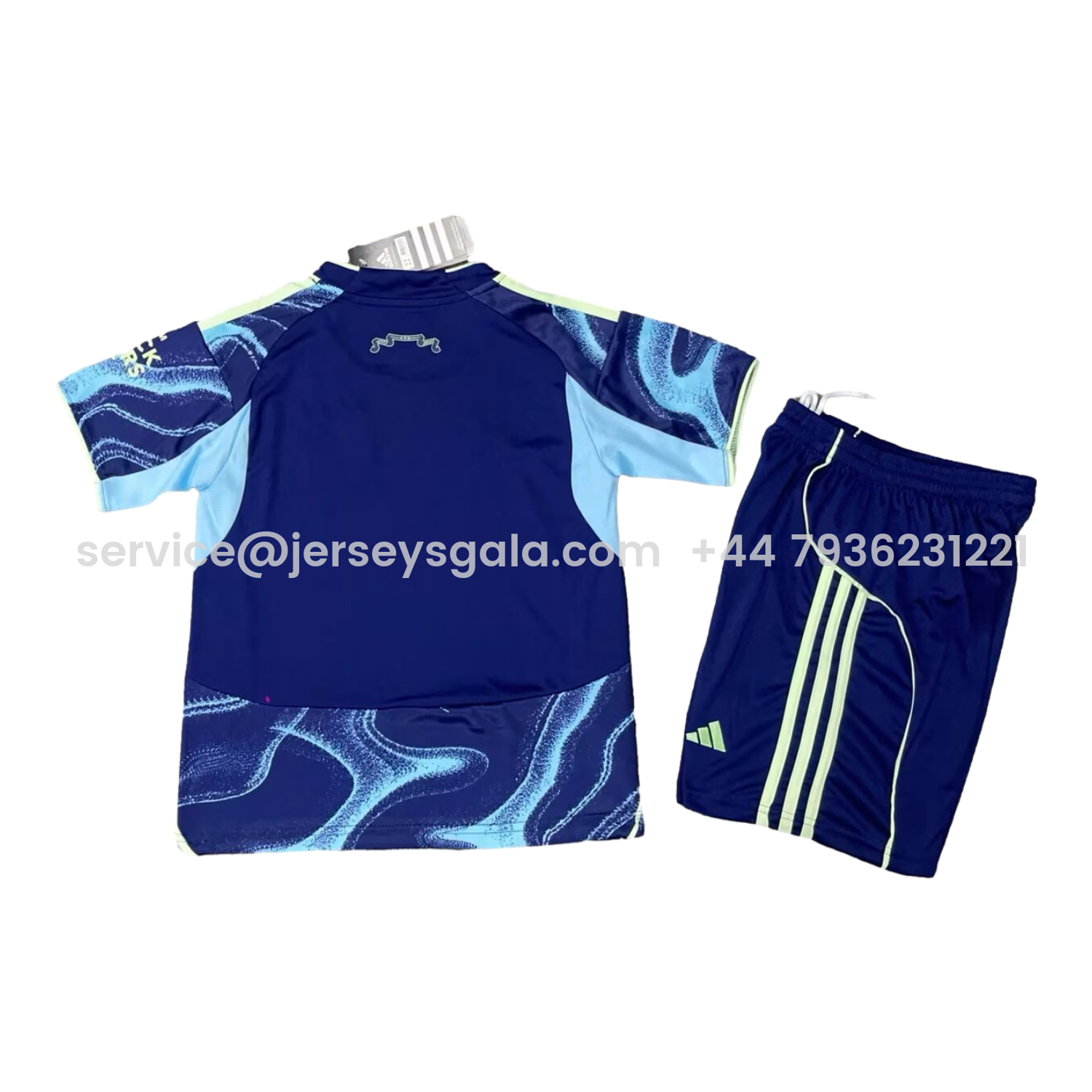 JerseysGala.com | Ajax 25-26 Away Kids Kit -Customize Name, Number and Patch | Worldwide Shipping