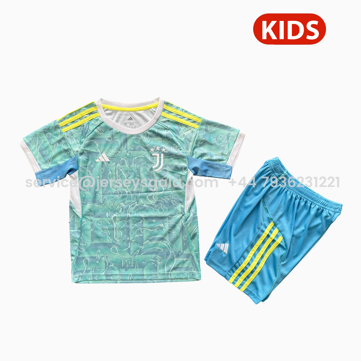 JerseysGala.com | Juventus 25-26 Away Unsponsored Kids Kit -Customize Name, Number and Patch | Worldwide Shipping