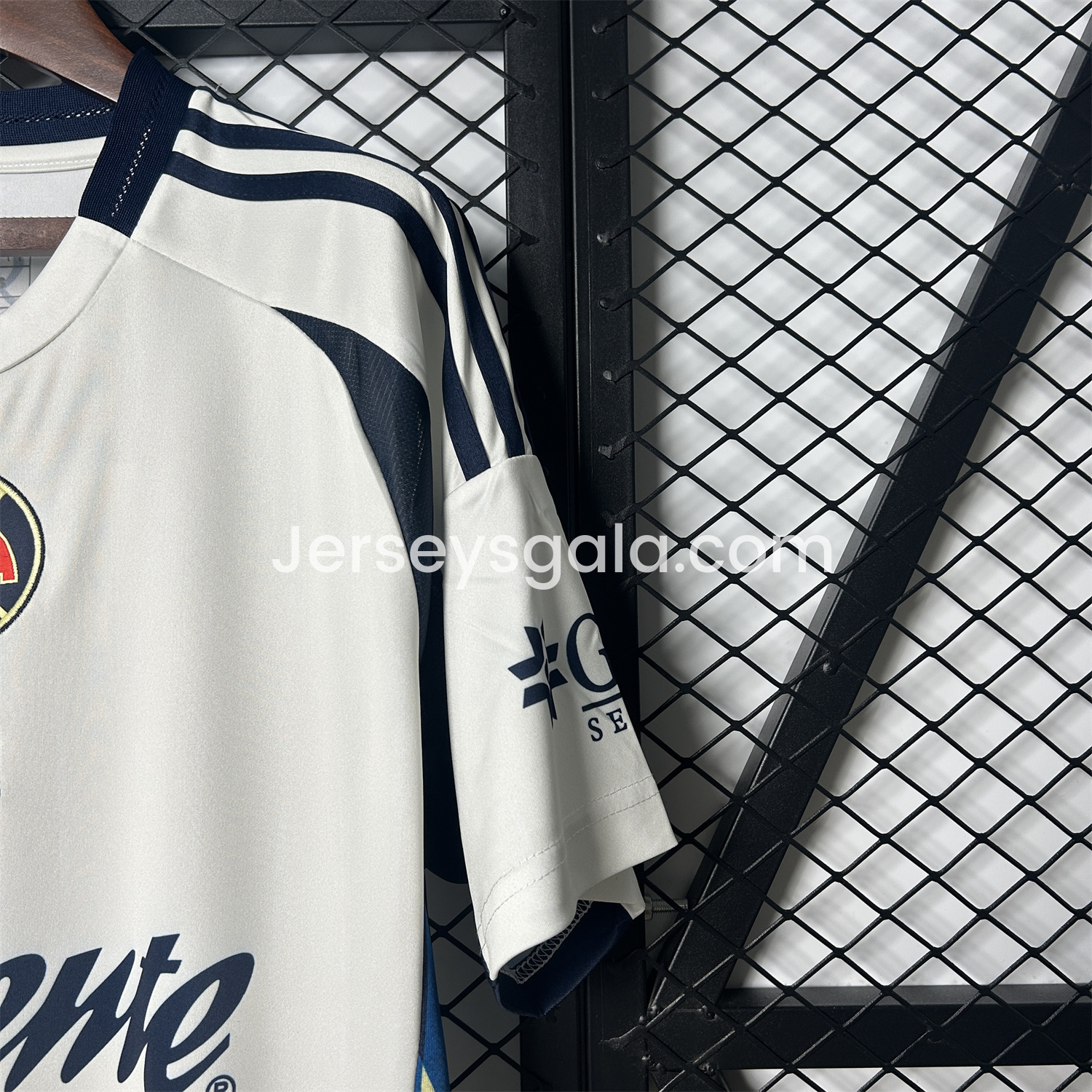 JerseysGala.com | Club América 25-26 White Throwback Trefoil Special Edition Jersey - Fans Version -Customize Name, Number and Patch | Worldwide Shipping