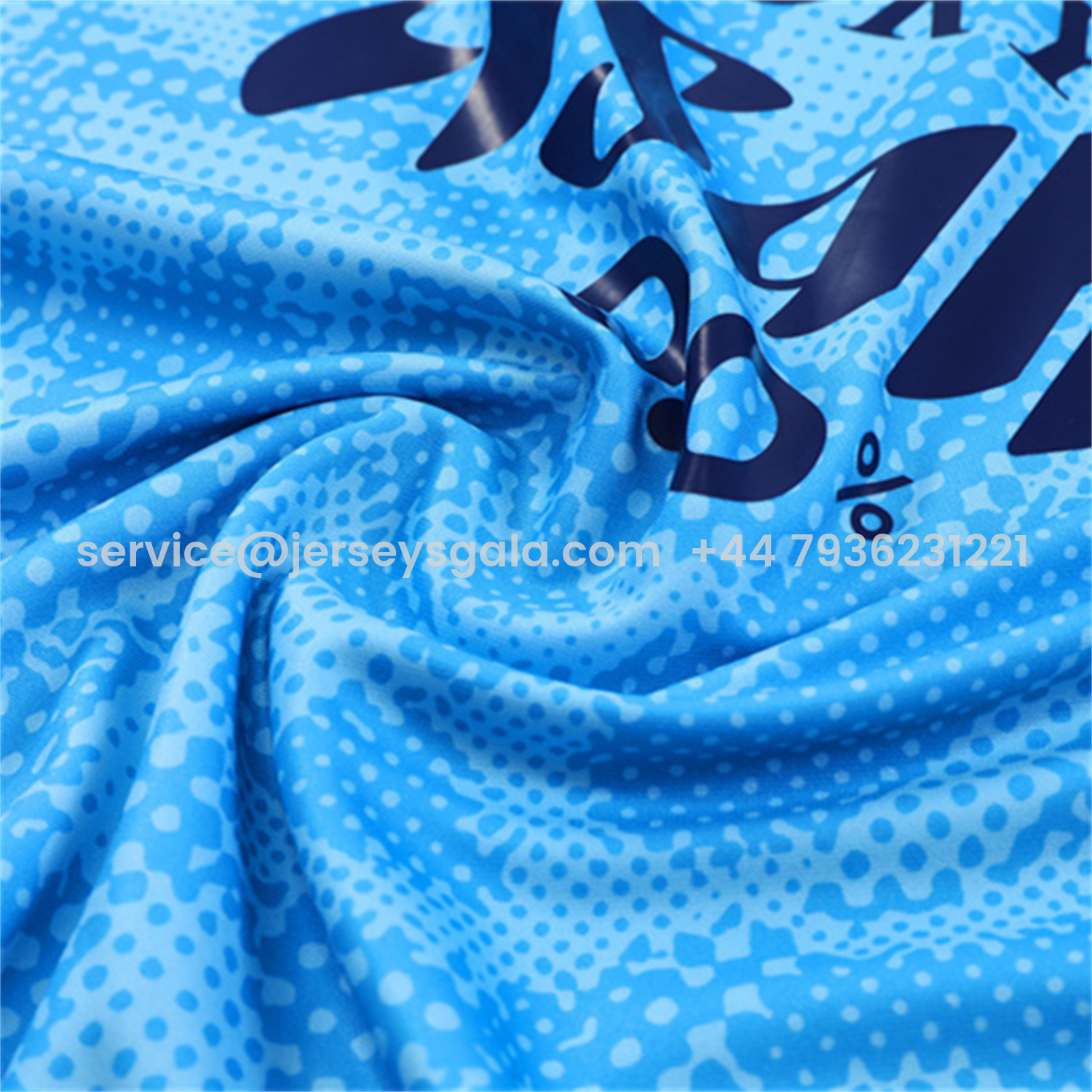JerseysGala.com | Manchester City 25-26 Kids Long Sleeve Training Set -Light Blue Top & Deep Blue Pants -Customize Name, Number and Patch | Worldwide Shipping