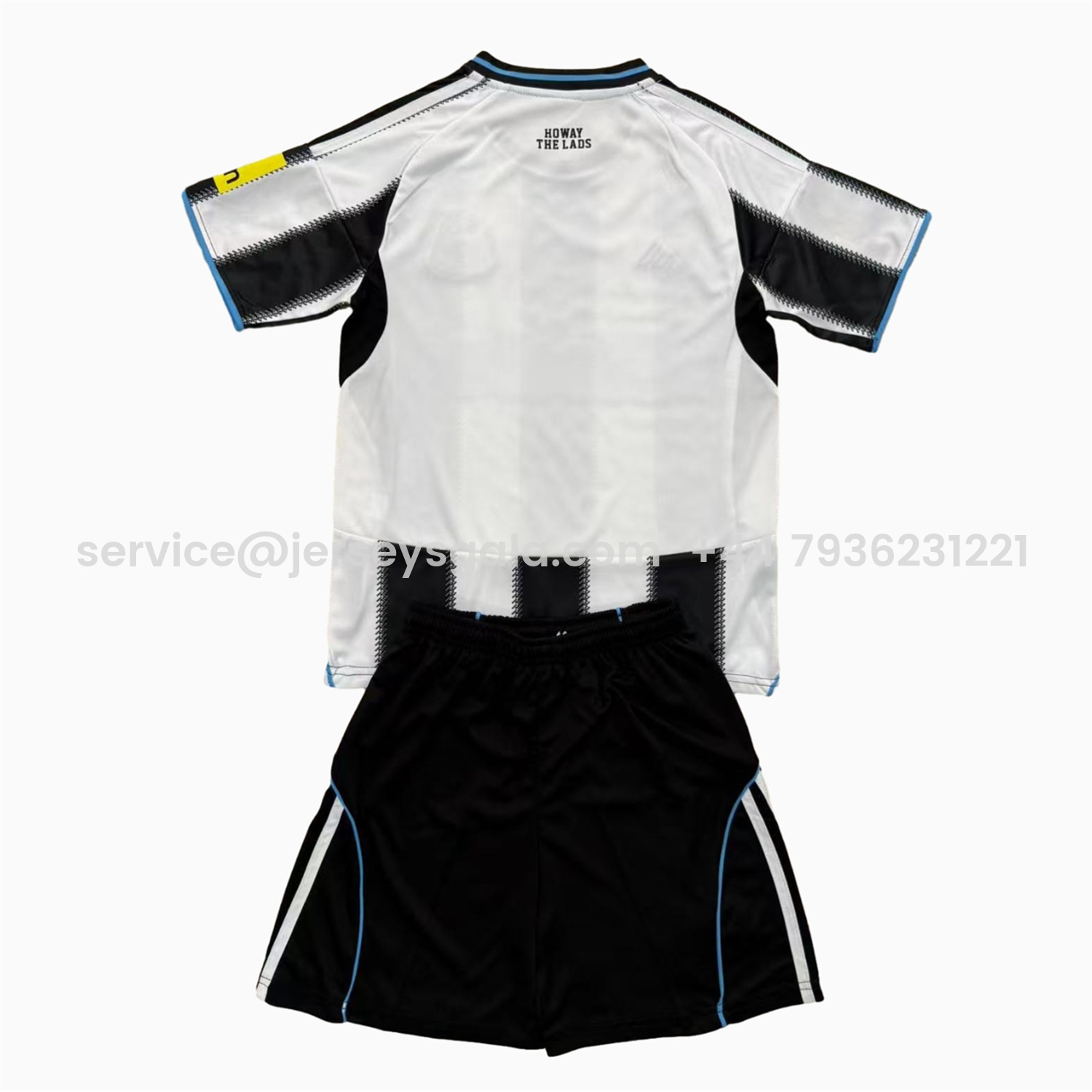 JerseysGala.com | Newcastle United 25-26 Home Men's Adult Jersey Set - Fans Version -Customize Name, Number and Patch | Worldwide Shipping