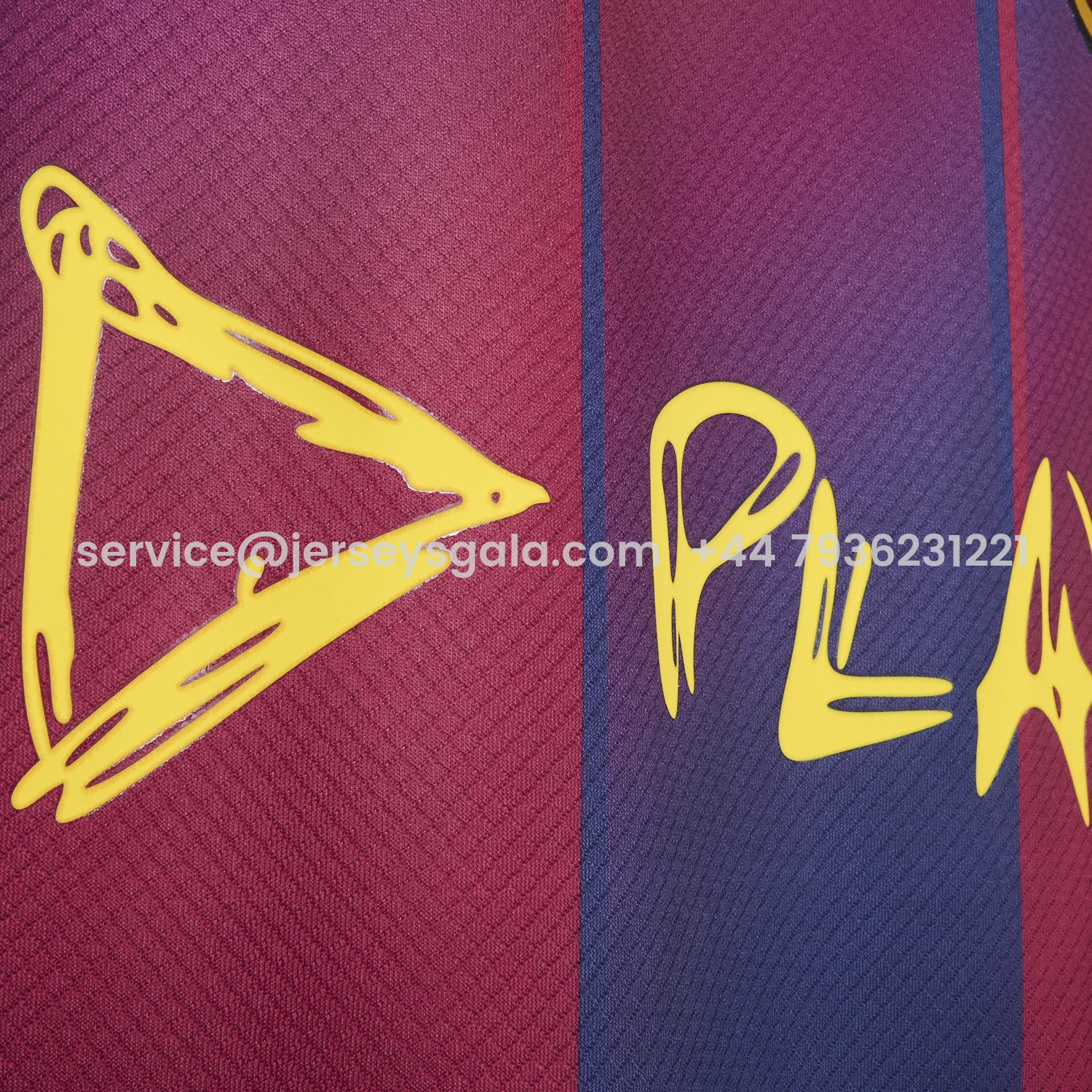 JerseysGala.com | Barcelona 25-26 Ed Sheeran Home Special Jersey - Fans Version -Customize Name, Number and Patch | Worldwide Shipping