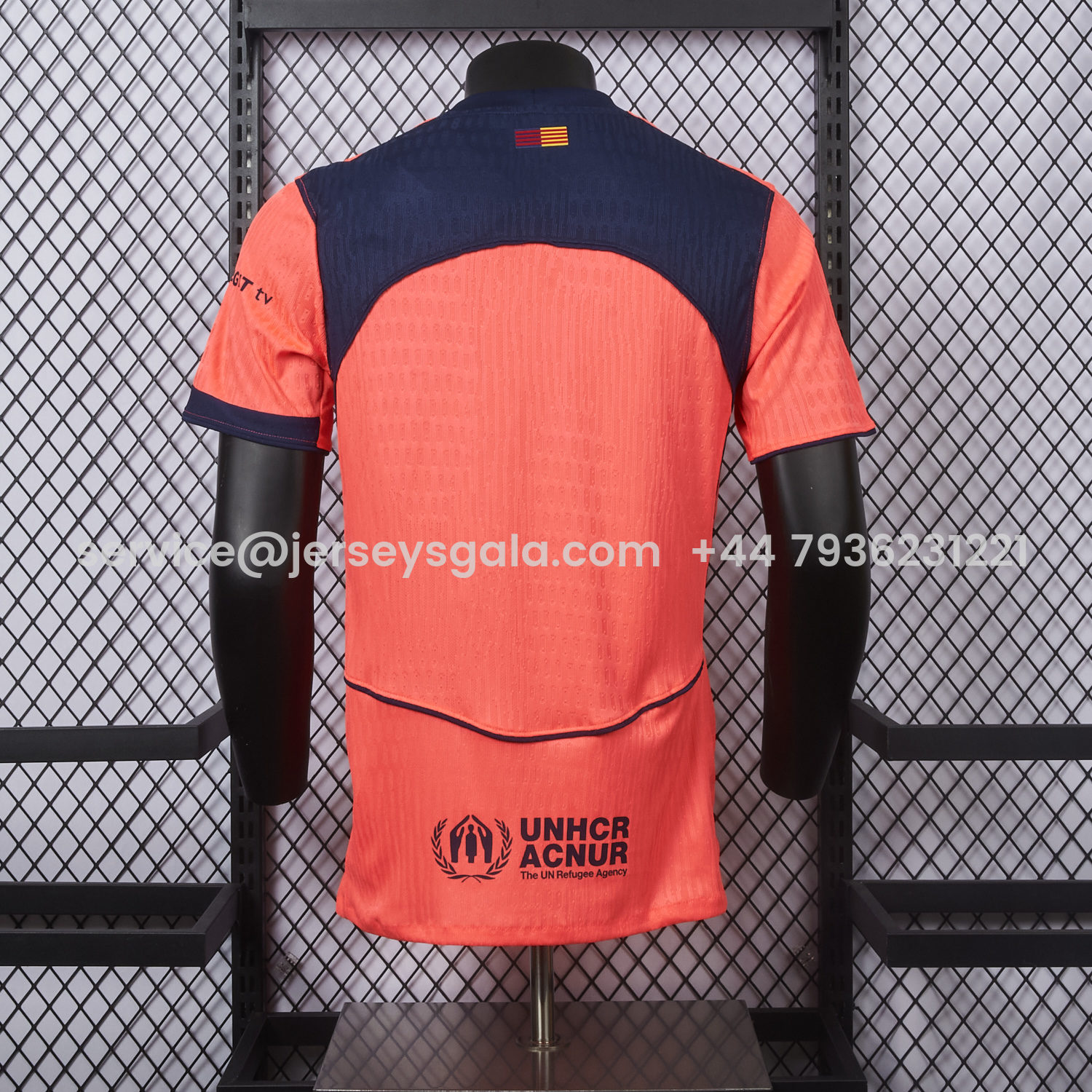 JerseysGala.com | Barcelona 25-26 Third Orange Jersey - Player Version -Customize Name, Number and Patch | Worldwide Shipping