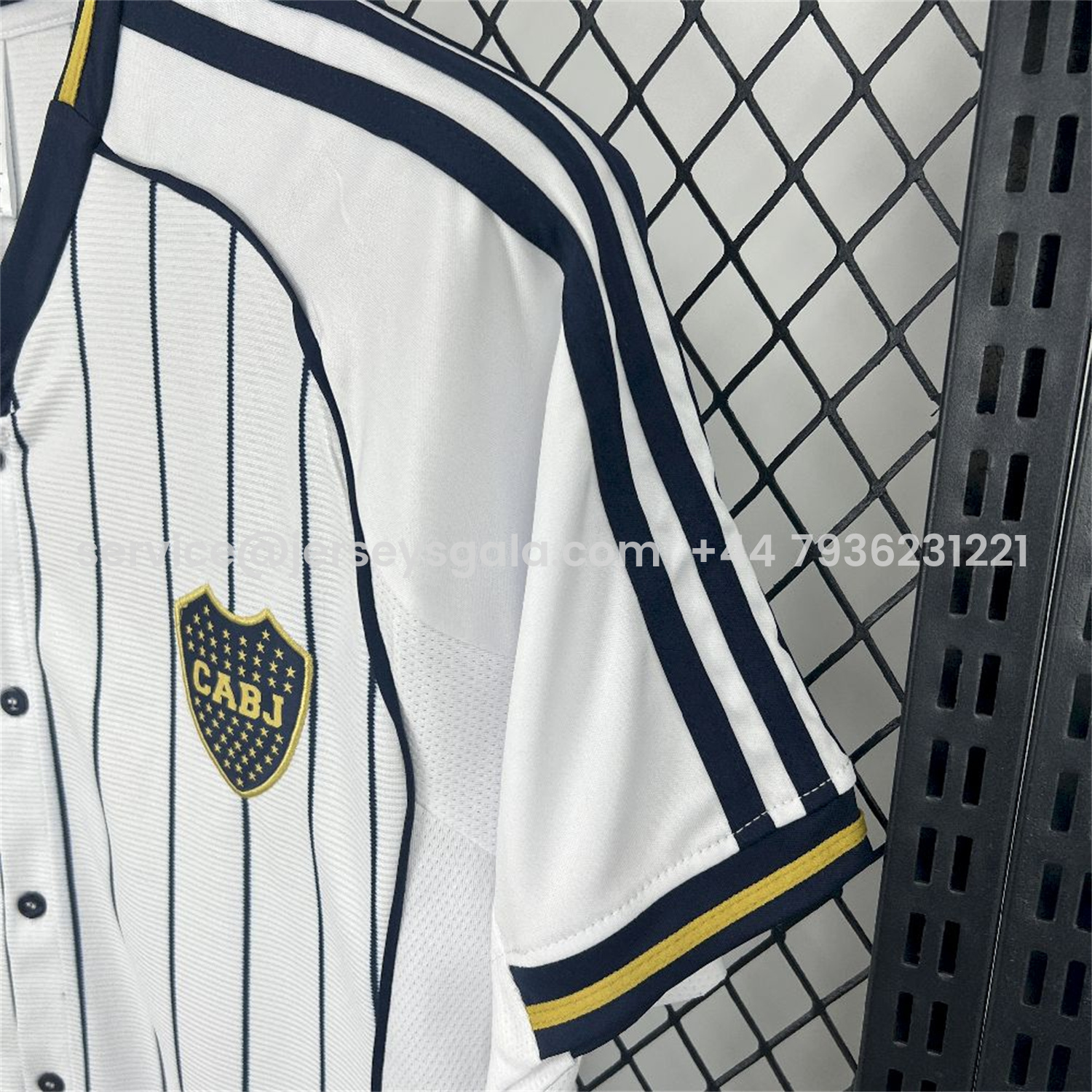 JerseysGala.com | Boca Juniors 25-26 White Baseball Jersey -Customize Name, Number and Patch | Worldwide Shipping