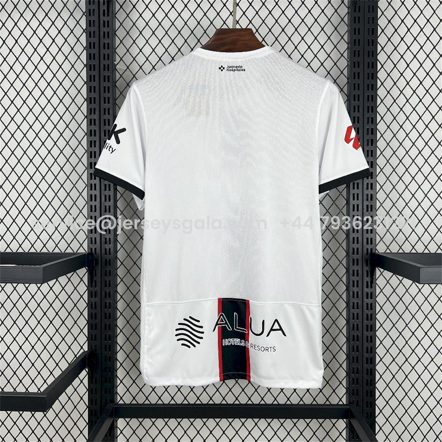 JerseysGala.com | Mallorca 25-26 Away White Jersey - Fans Version -Customize Name, Number and Patch | Worldwide Shipping