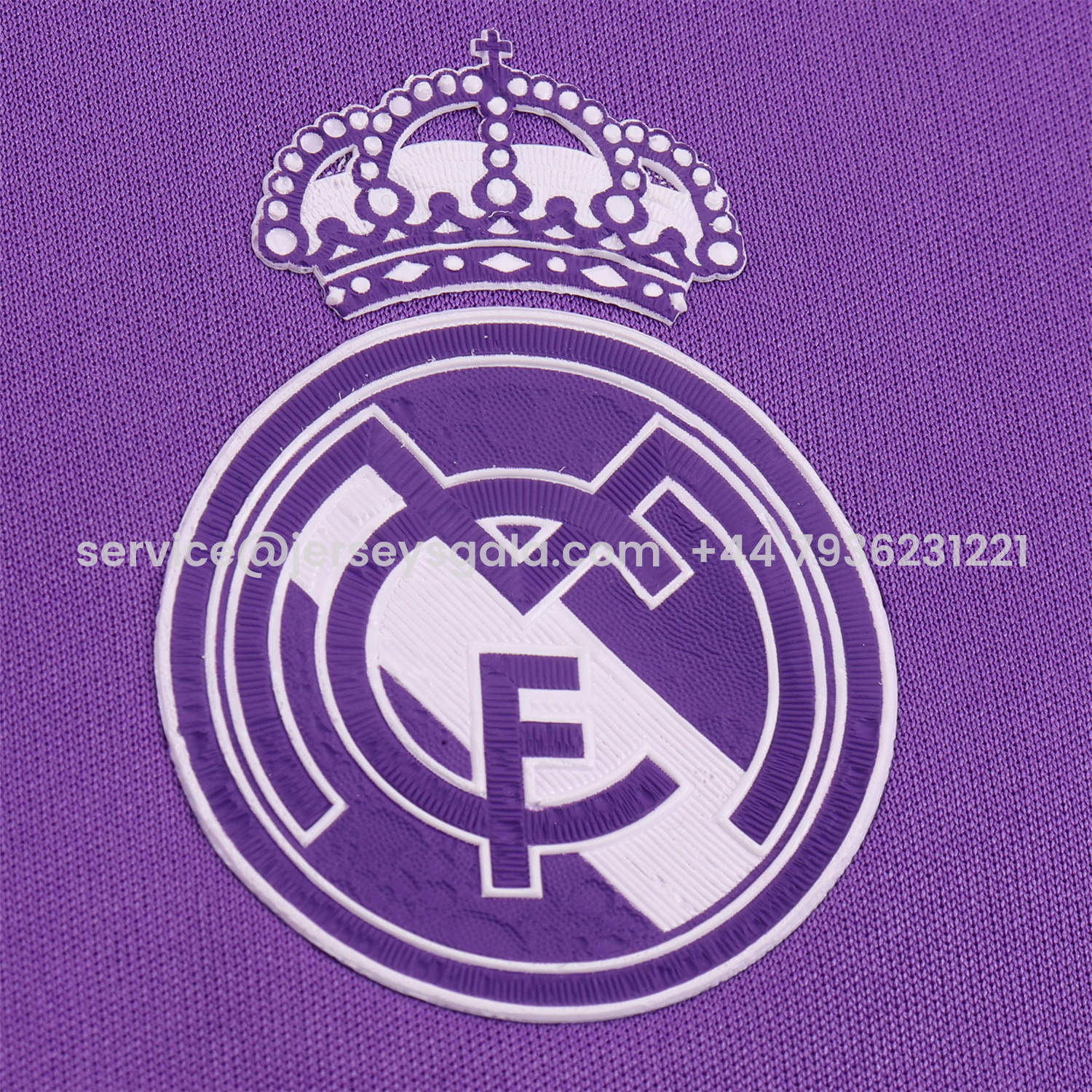 JerseysGala.com | Retro Real Madrid 16-17 Away Purple Long Sleeves Kids Kit -Customize Name, Number and Patch | Worldwide Shipping