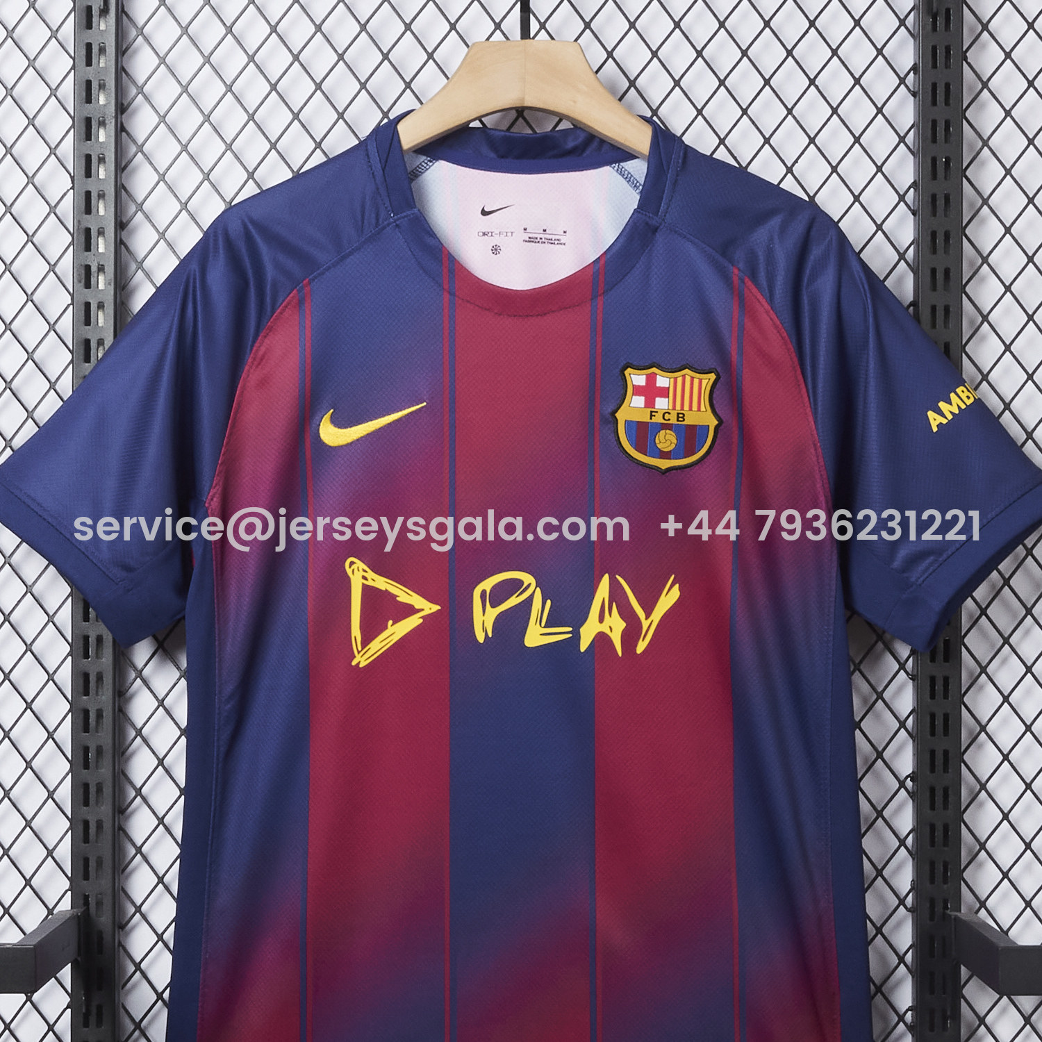 JerseysGala.com | Barcelona 25-26 Ed Sheeran Home Special Jersey - Fans Version -Customize Name, Number and Patch | Worldwide Shipping