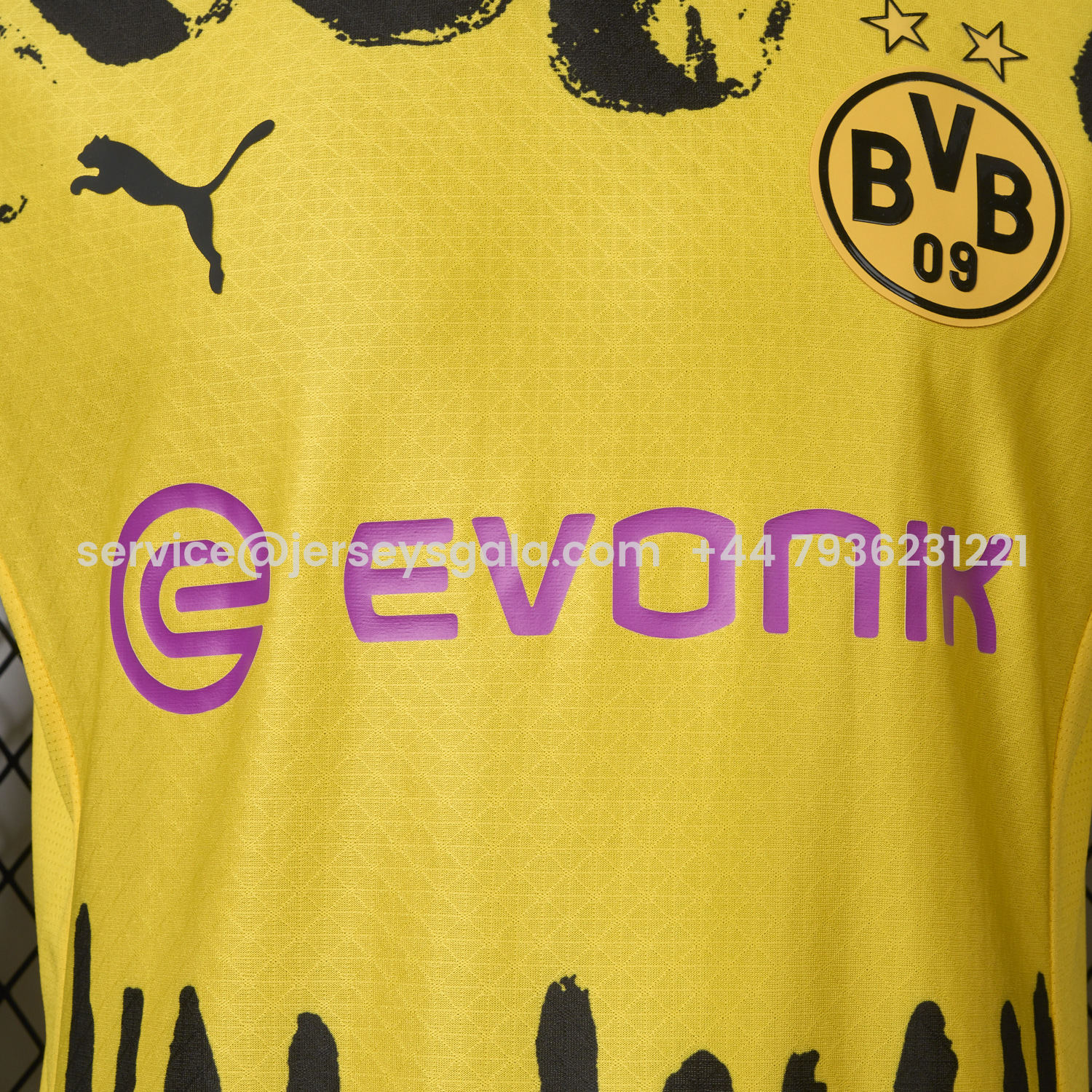 JerseysGala.com | Dortmund 2025 Club World Cup Home Jersey With Chest Sponsor - Player Version -Customize Name, Number and Patch | Worldwide Shipping