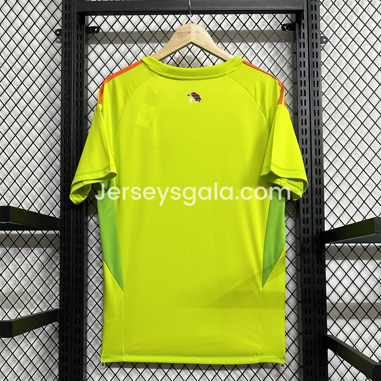 JerseysGala.com | Flamengo 25-26 Yellow Green Goalkeeper Jersey - Fans Version -Customize Name, Number and Patch | Worldwide Shipping