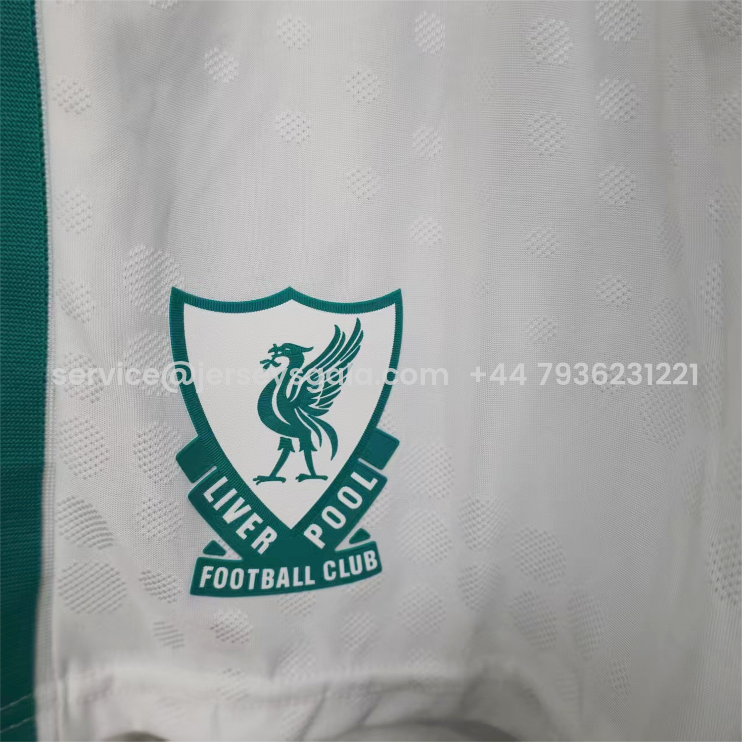JerseysGala.com | Liver.pool 25-26 Third White Shorts - Player Version -Customize Name, Number and Patch | Worldwide Shipping