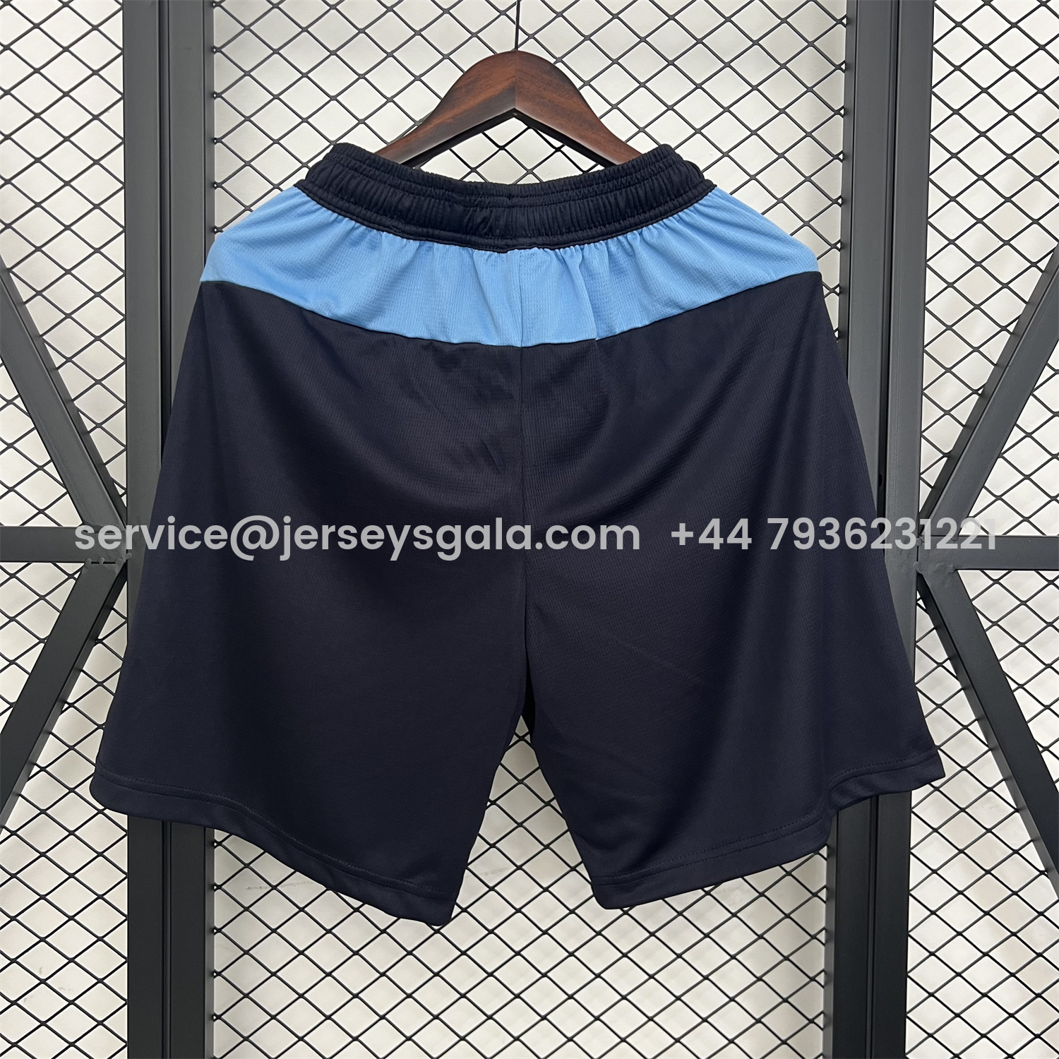 JerseysGala.com | Manchester City 25-26 Deep Blue Shorts - Fans Version -Customize Name, Number and Patch | Worldwide Shipping