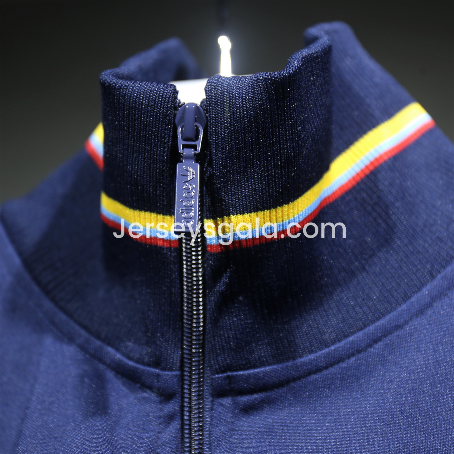 JerseysGala.com | Colombia 2024 100th Anniversary Jacket Training Tracksuit - Deep Blue -Customize Name, Number and Patch | Worldwide Shipping