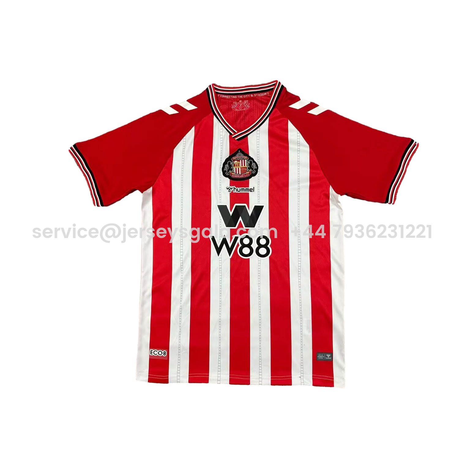 JerseysGala.com | Sunderland 25-26 Home Red Jersey - Fans Version -Customize Name, Number and Patch | Worldwide Shipping