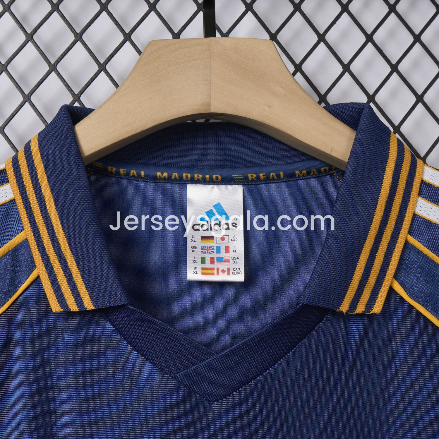 JerseysGala.com | Retro Real Madrid 1998-99 Third Jersey -Customize Name, Number and Patch | Worldwide Shipping